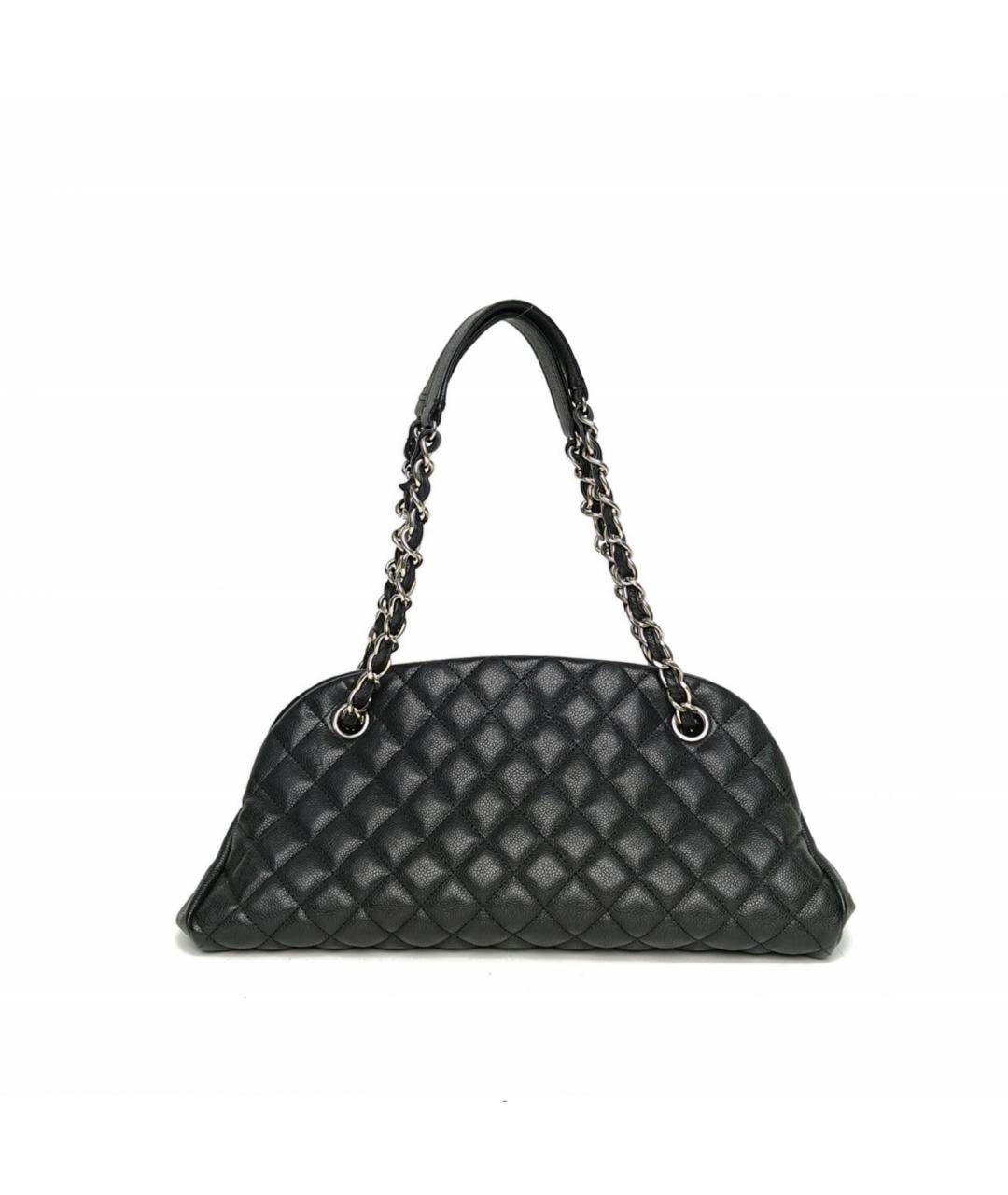 CHANEL Черная кожаная сумка через плечо, фото 4