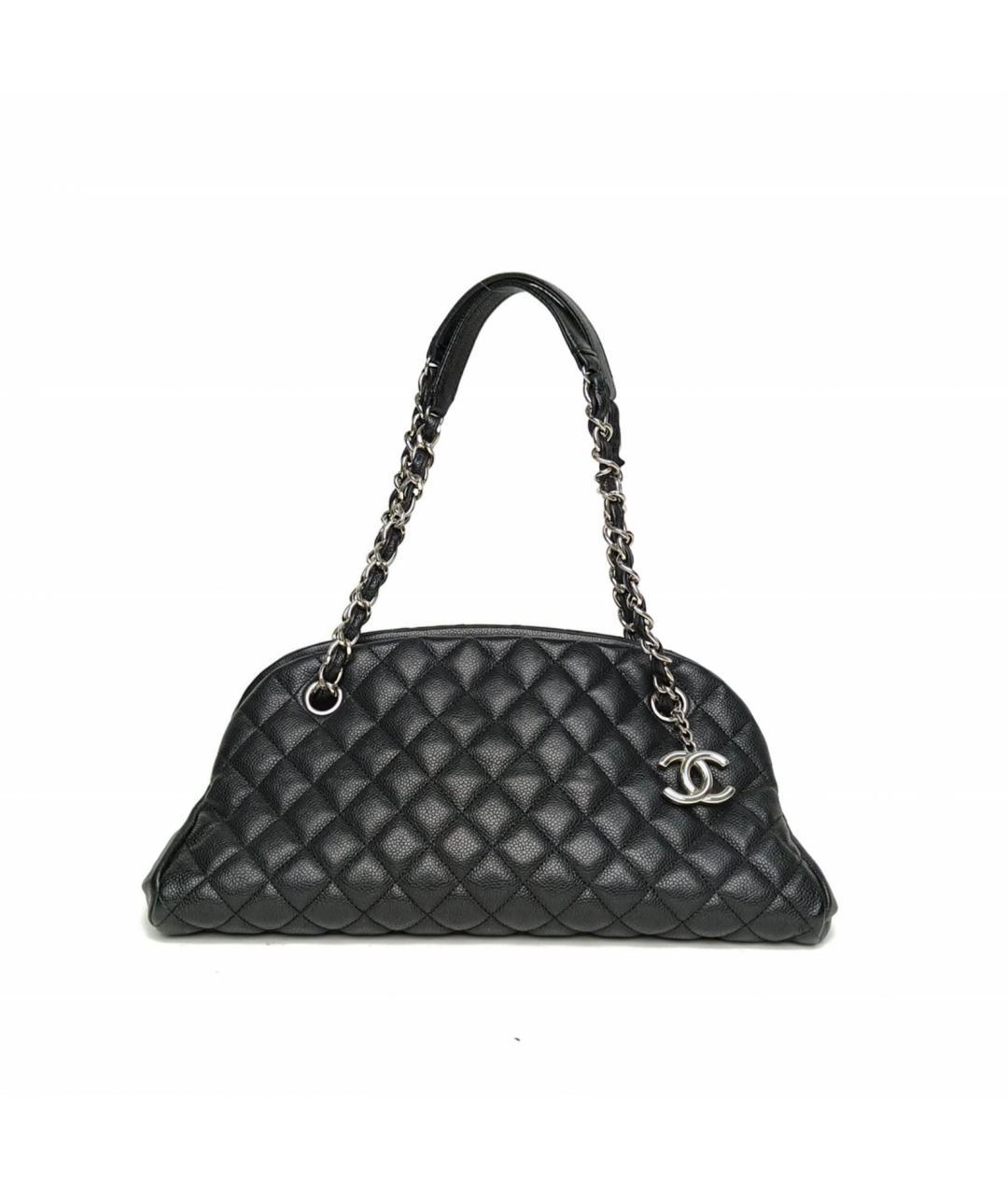 CHANEL Черная кожаная сумка через плечо, фото 2