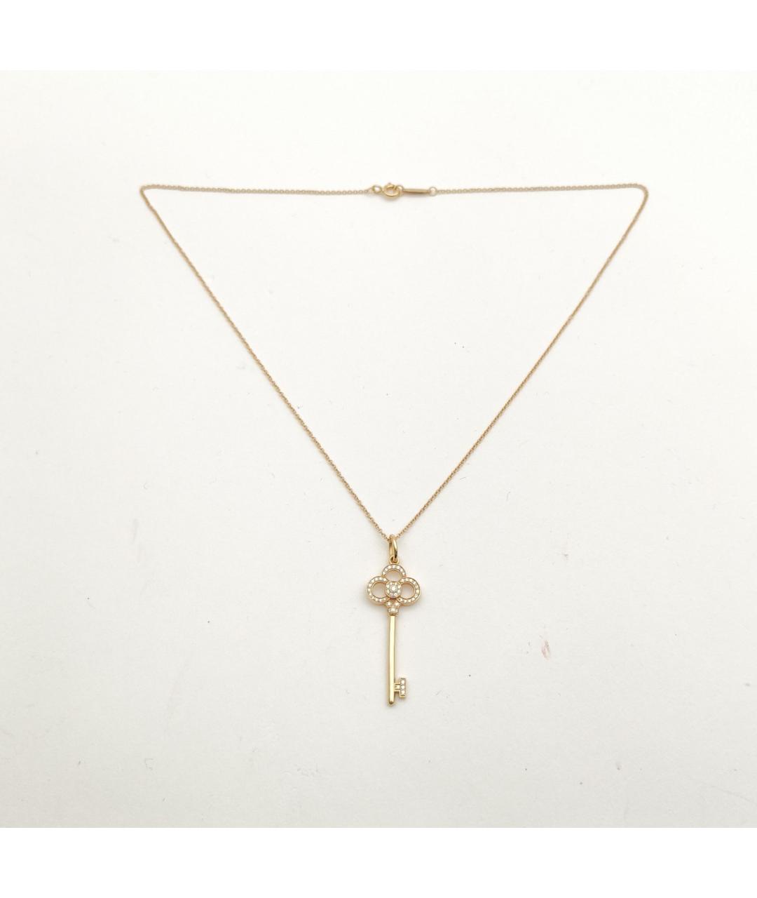 TIFFANY&CO Золотая подвеска из розового золота, фото 7