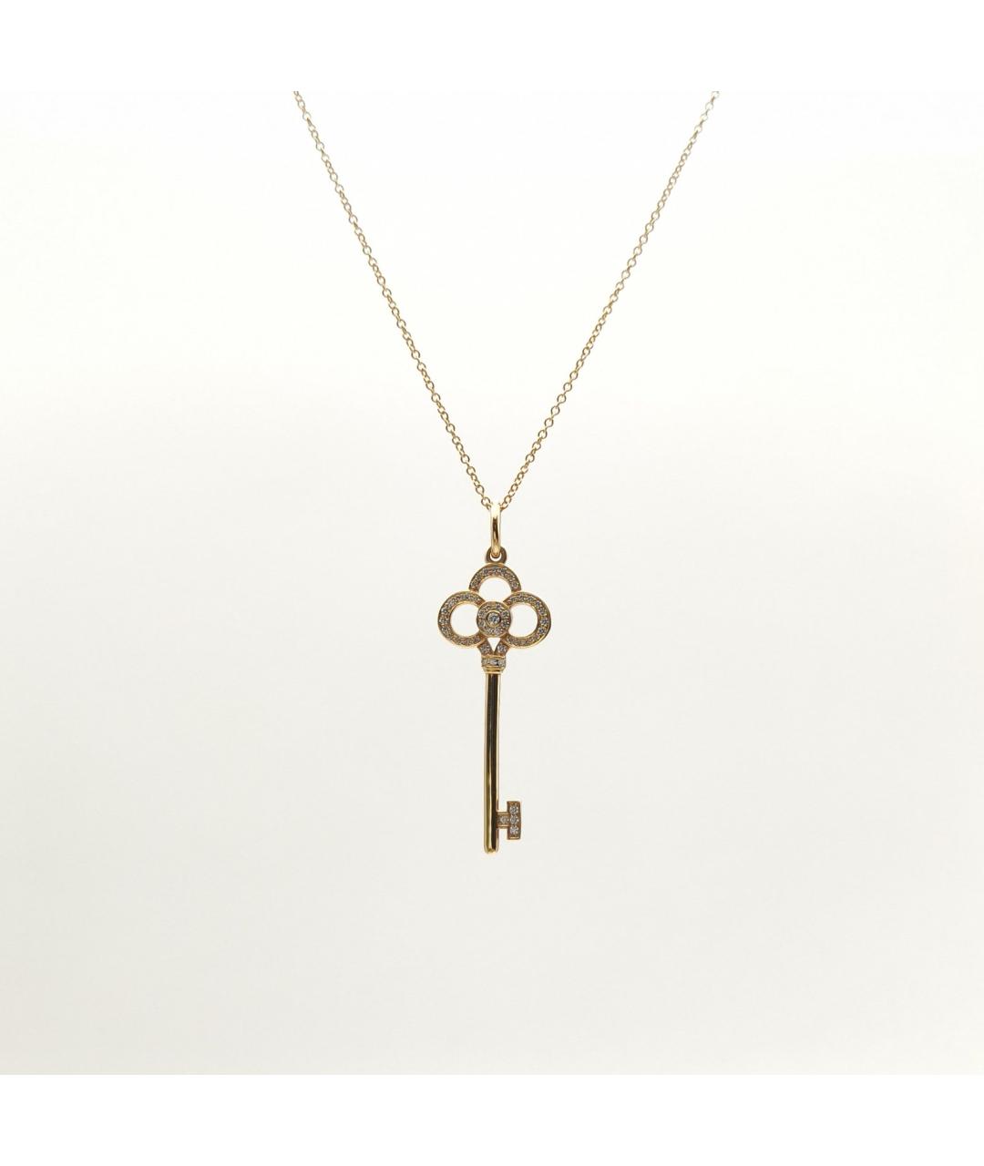 TIFFANY&CO Золотая подвеска из розового золота, фото 2