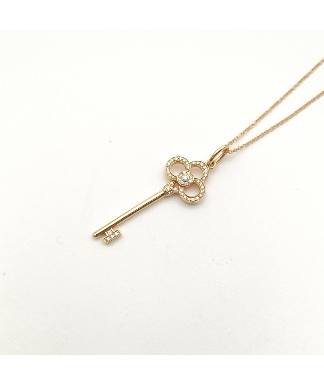 TIFFANY&CO Золотая подвеска из розового золота, фото 4