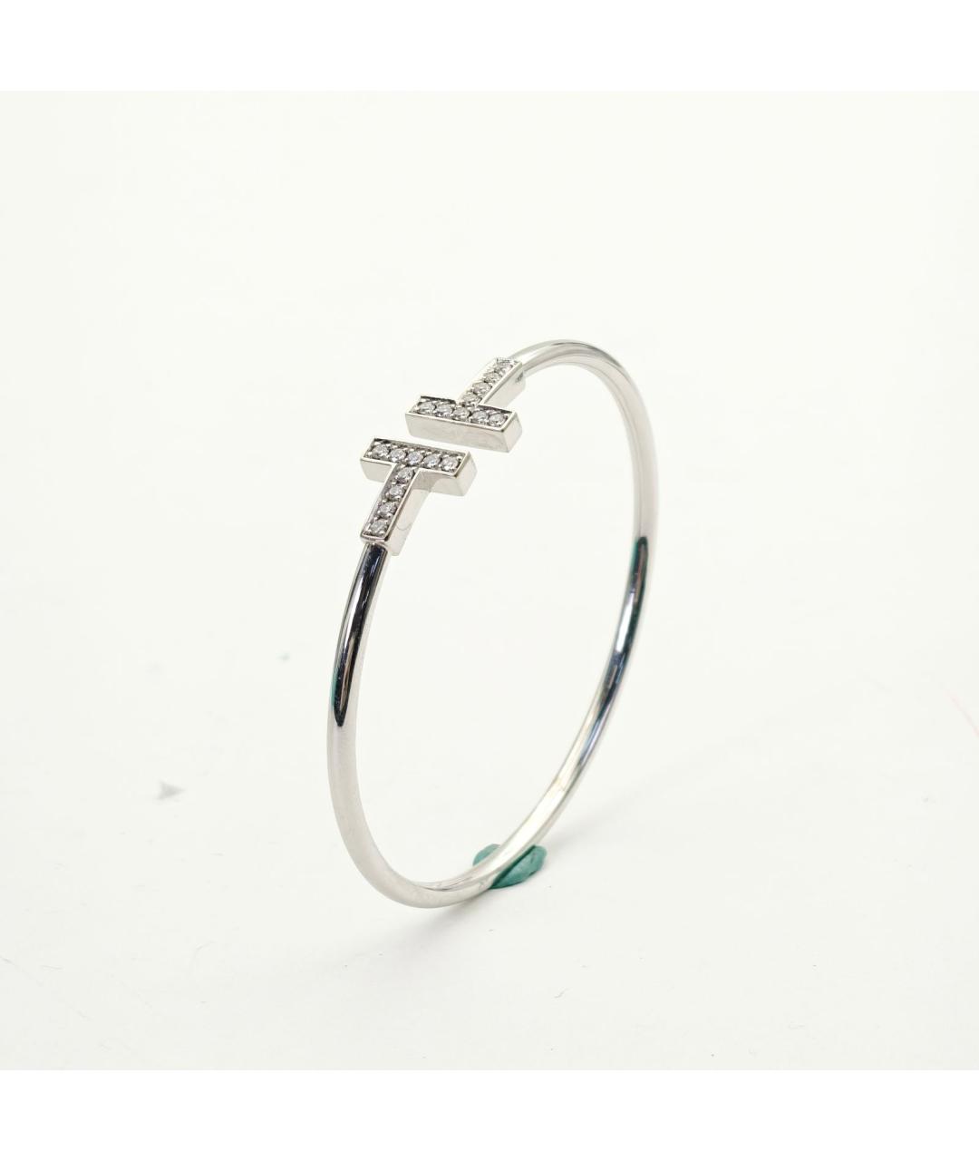 TIFFANY&CO Серебрянный браслет из белого золота, фото 2