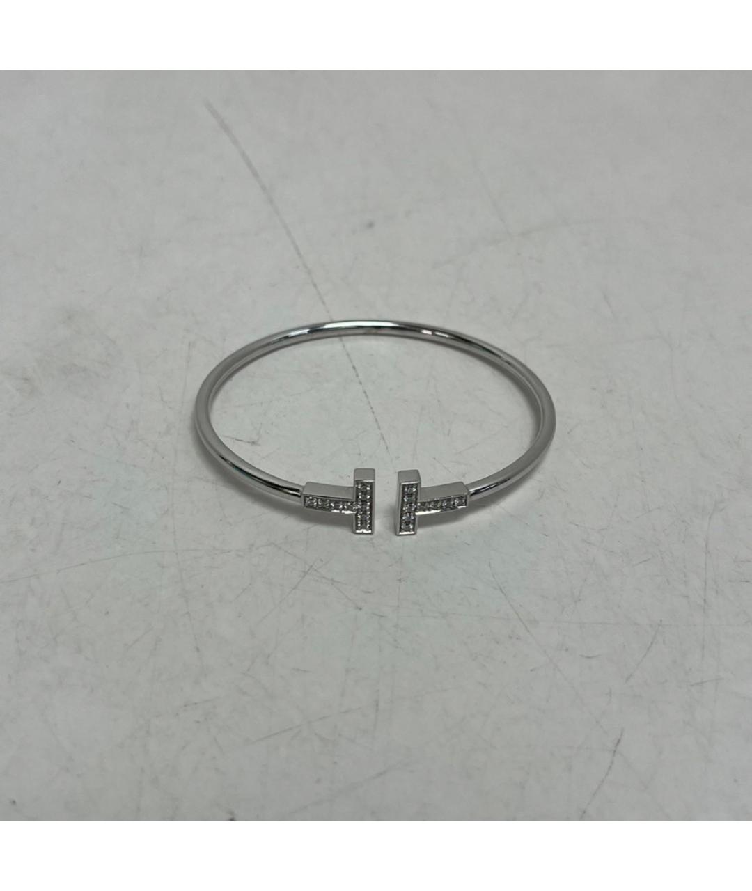 TIFFANY&CO Серебрянный браслет из белого золота, фото 5