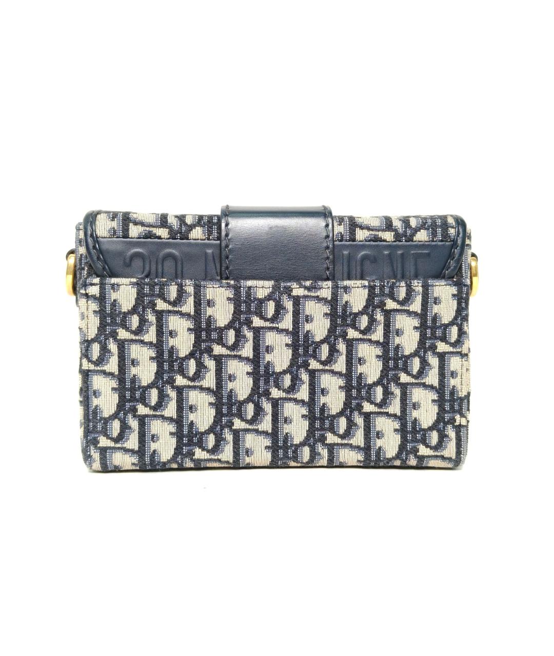 CHRISTIAN DIOR Темно-синяя сумка через плечо, фото 4