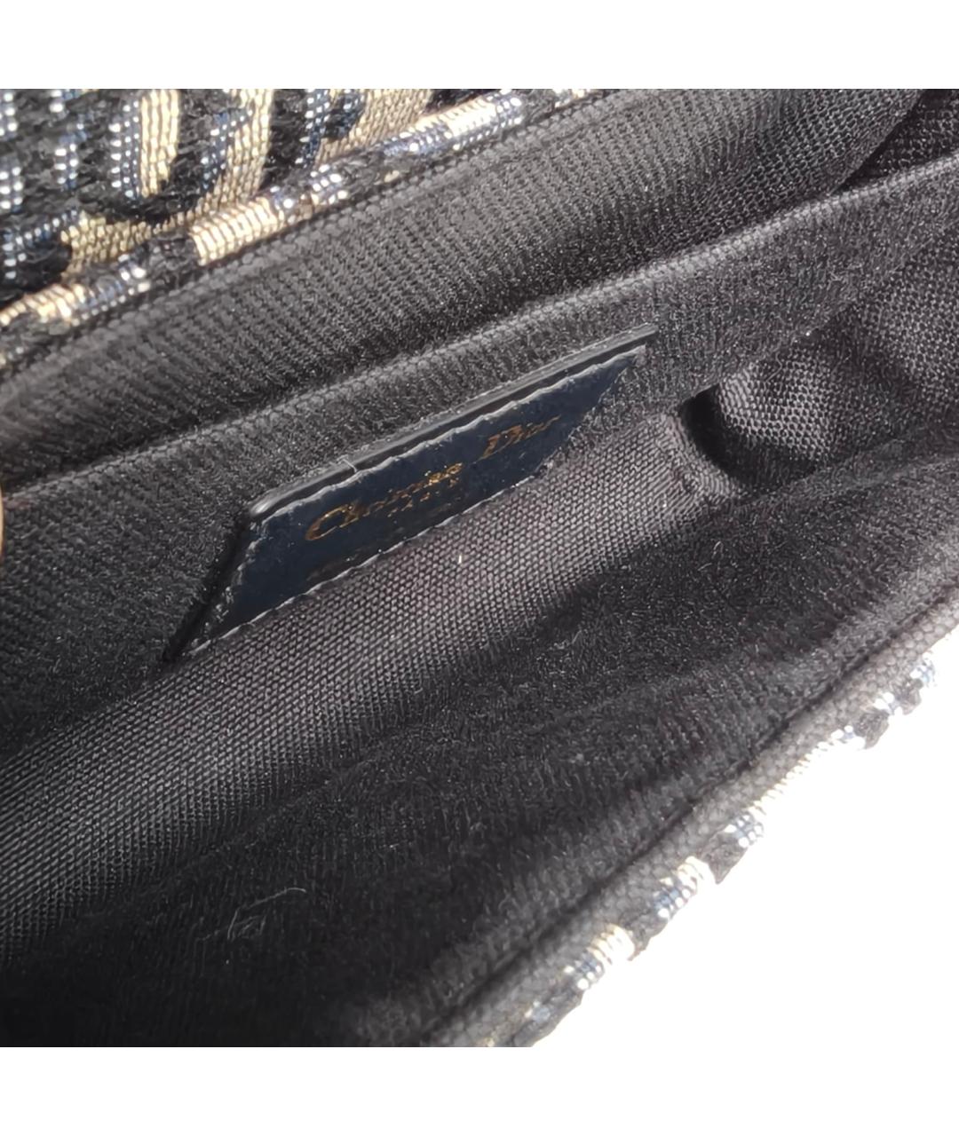 CHRISTIAN DIOR Темно-синяя сумка через плечо, фото 8