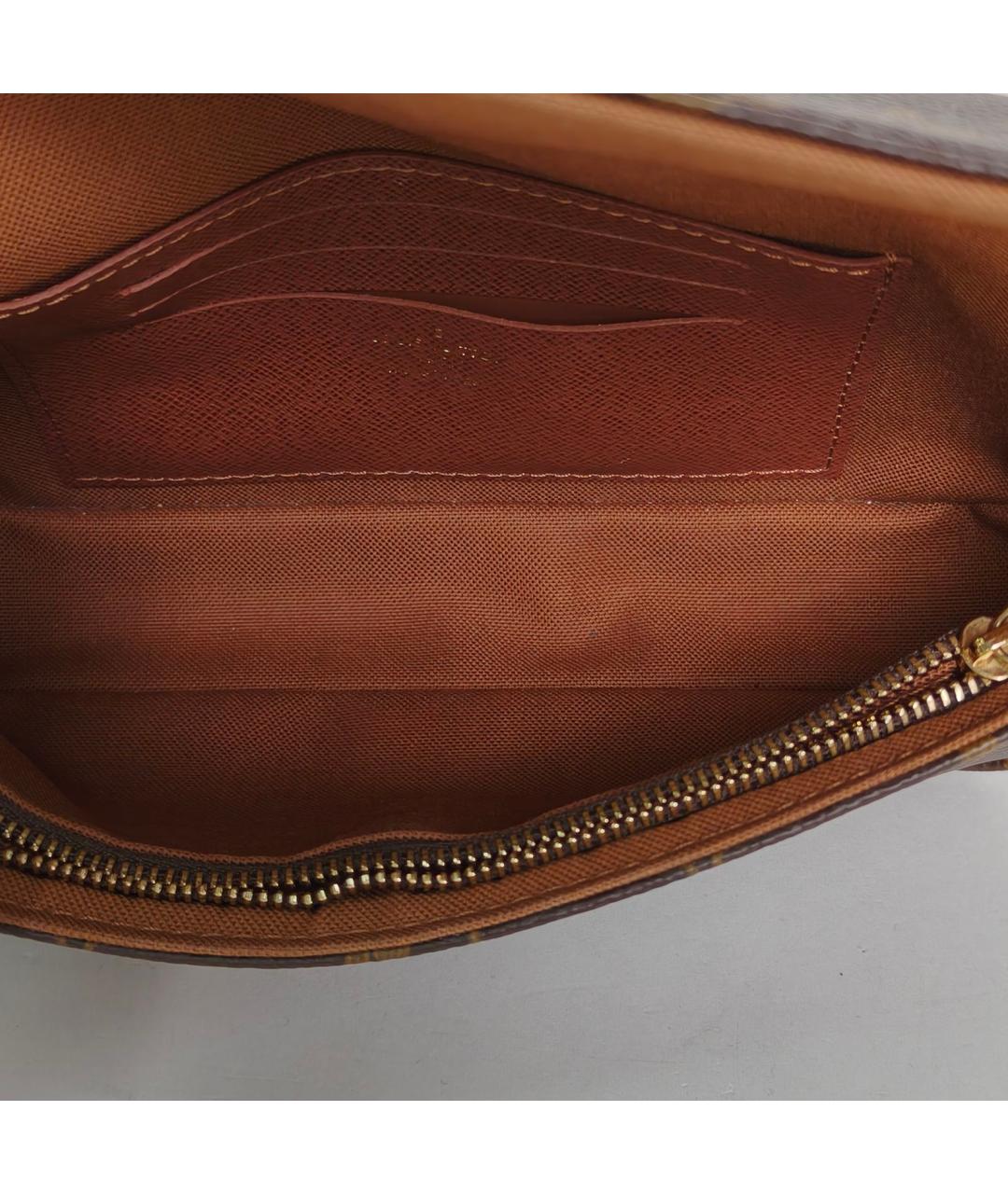 LOUIS VUITTON Коричневая сумка через плечо, фото 7
