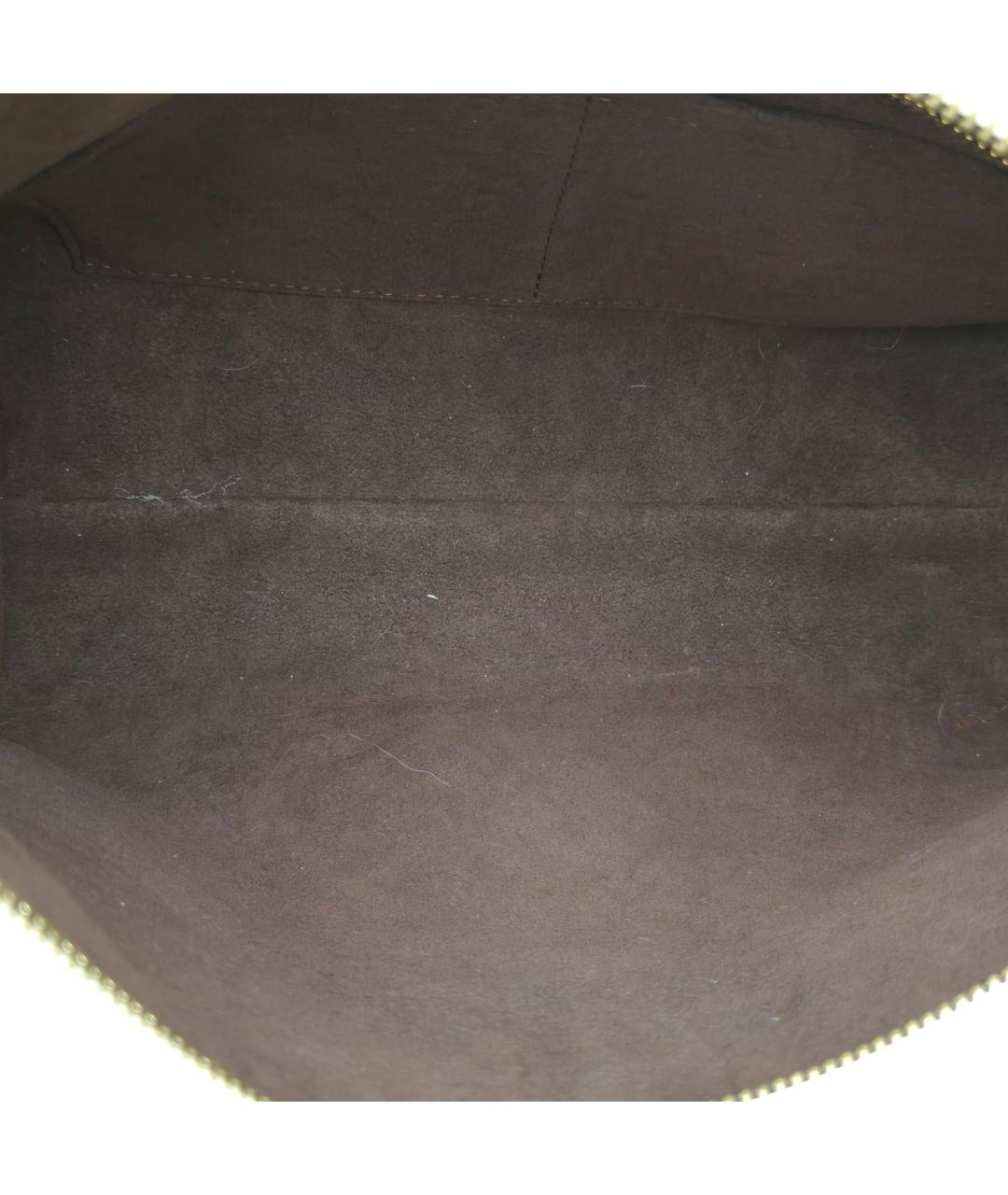 LOUIS VUITTON Белая кожаная сумка через плечо, фото 8