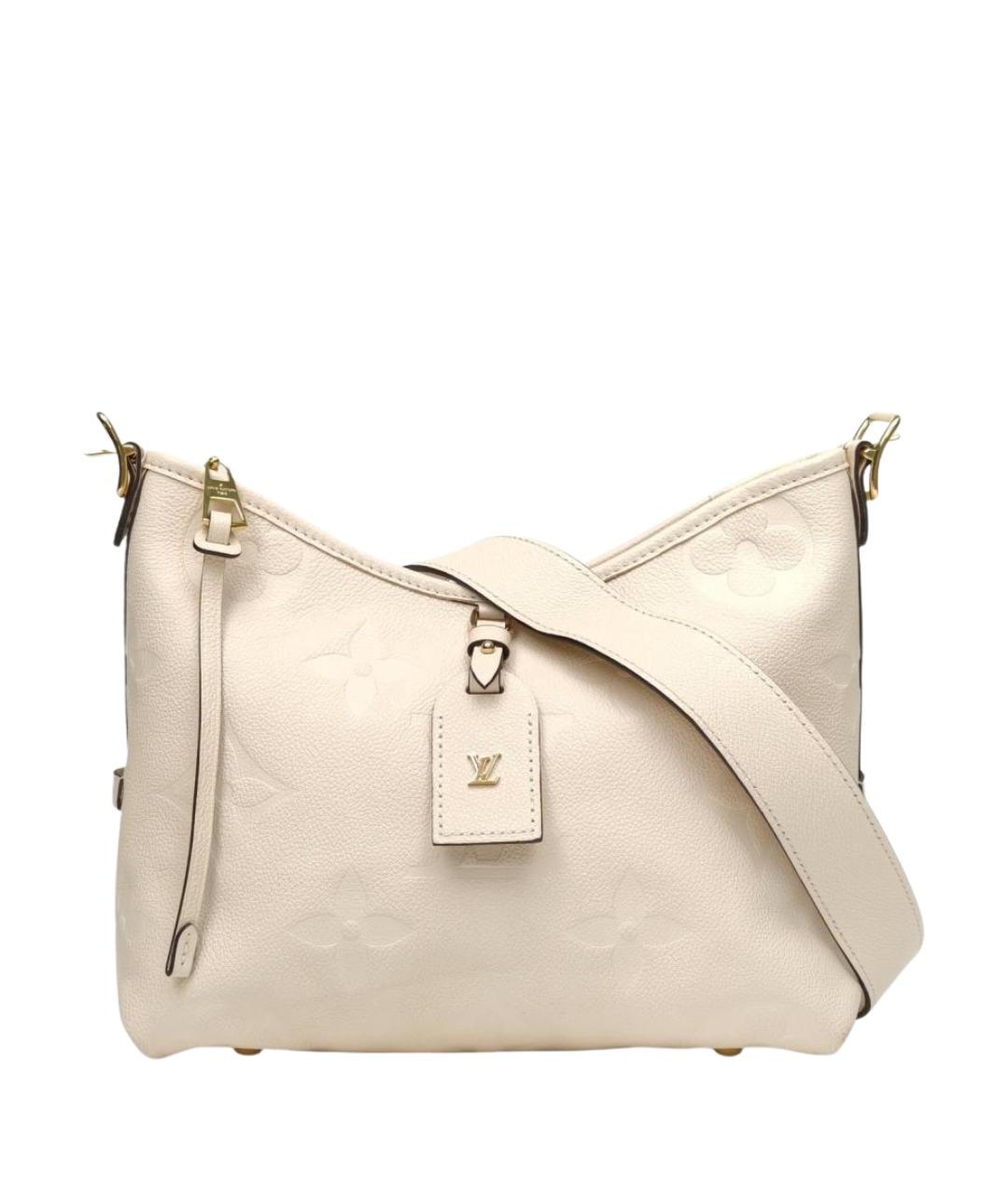 LOUIS VUITTON Белая кожаная сумка через плечо, фото 1