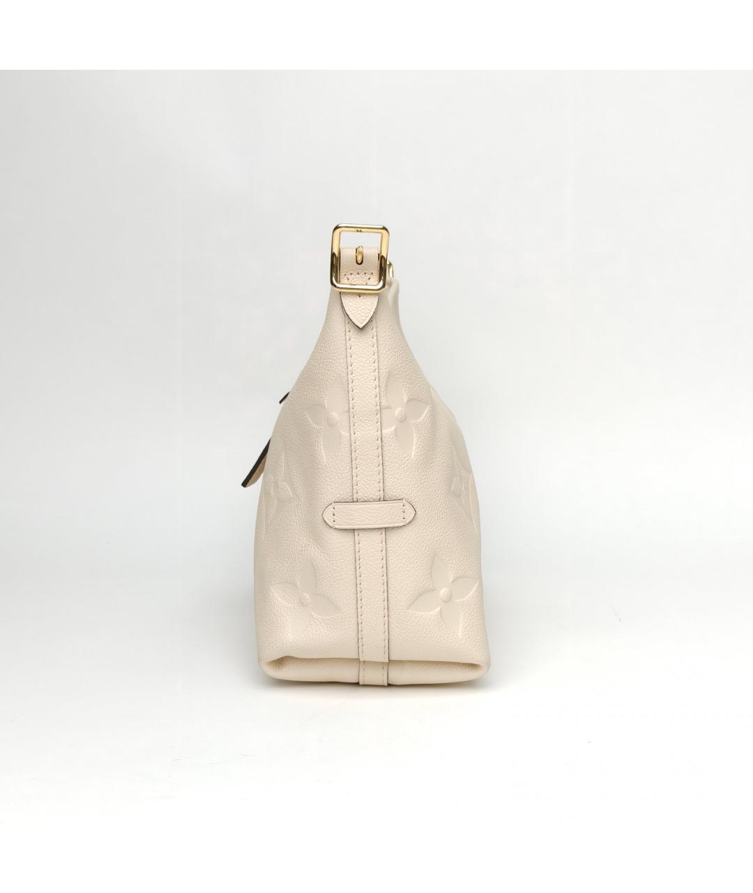 LOUIS VUITTON Белая кожаная сумка через плечо, фото 3