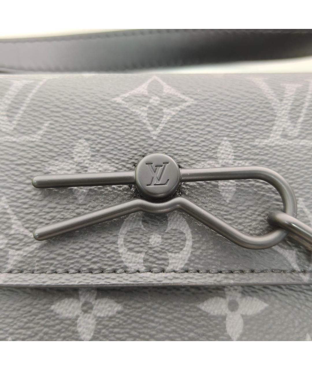 LOUIS VUITTON Черная сумка через плечо, фото 7