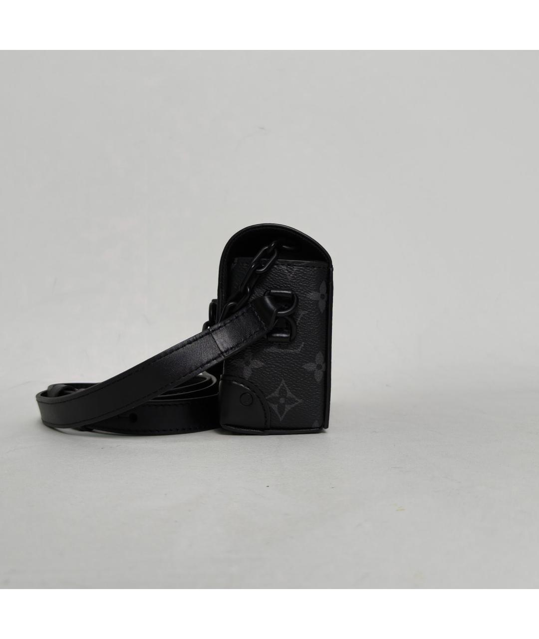 LOUIS VUITTON Черная сумка через плечо, фото 5