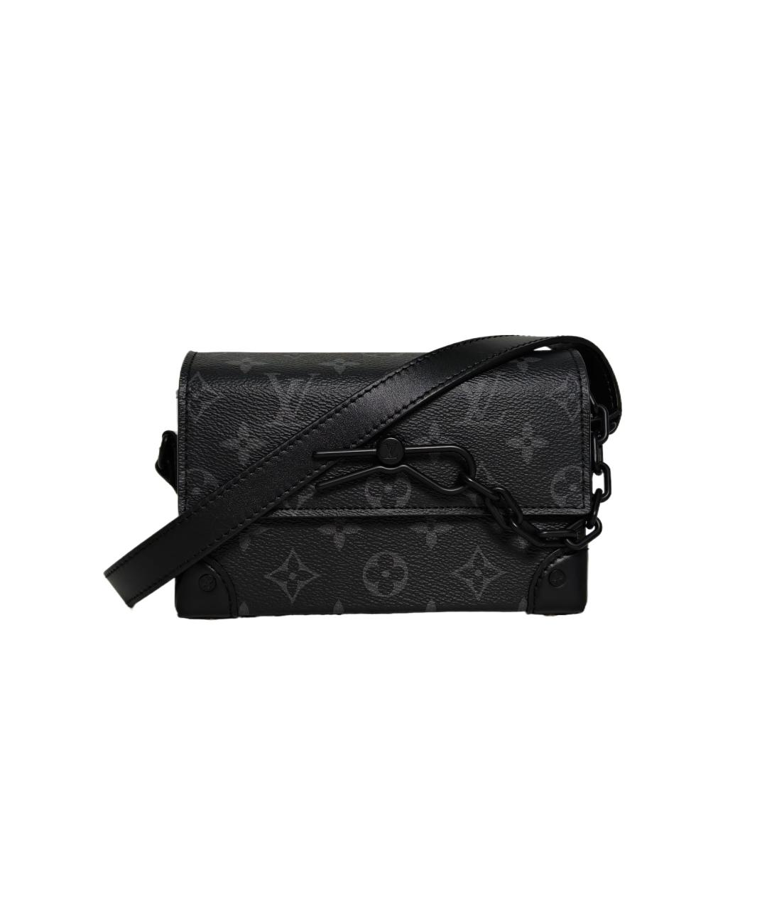 LOUIS VUITTON Черная сумка через плечо, фото 9