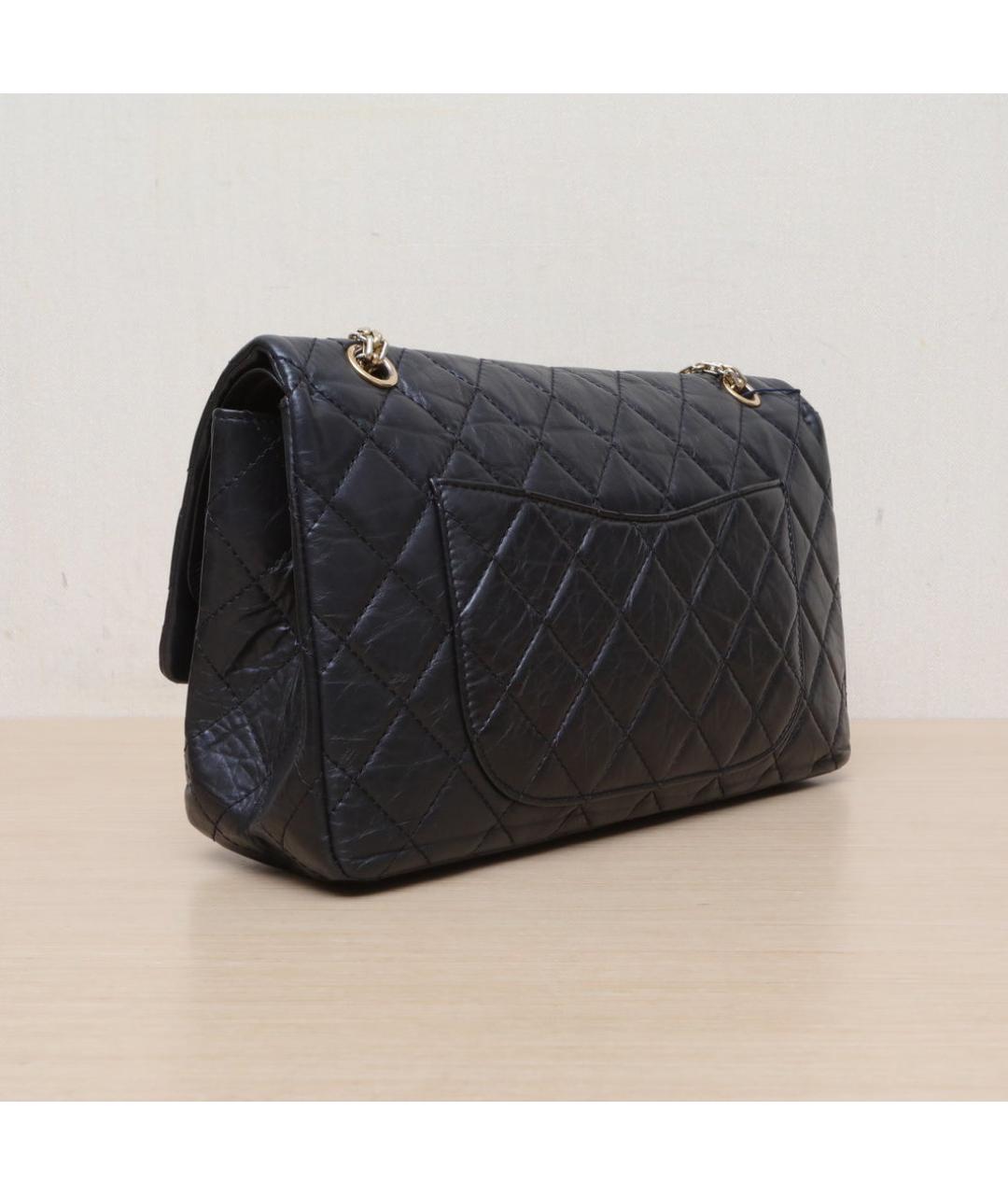 CHANEL Черная кожаная сумка через плечо, фото 6