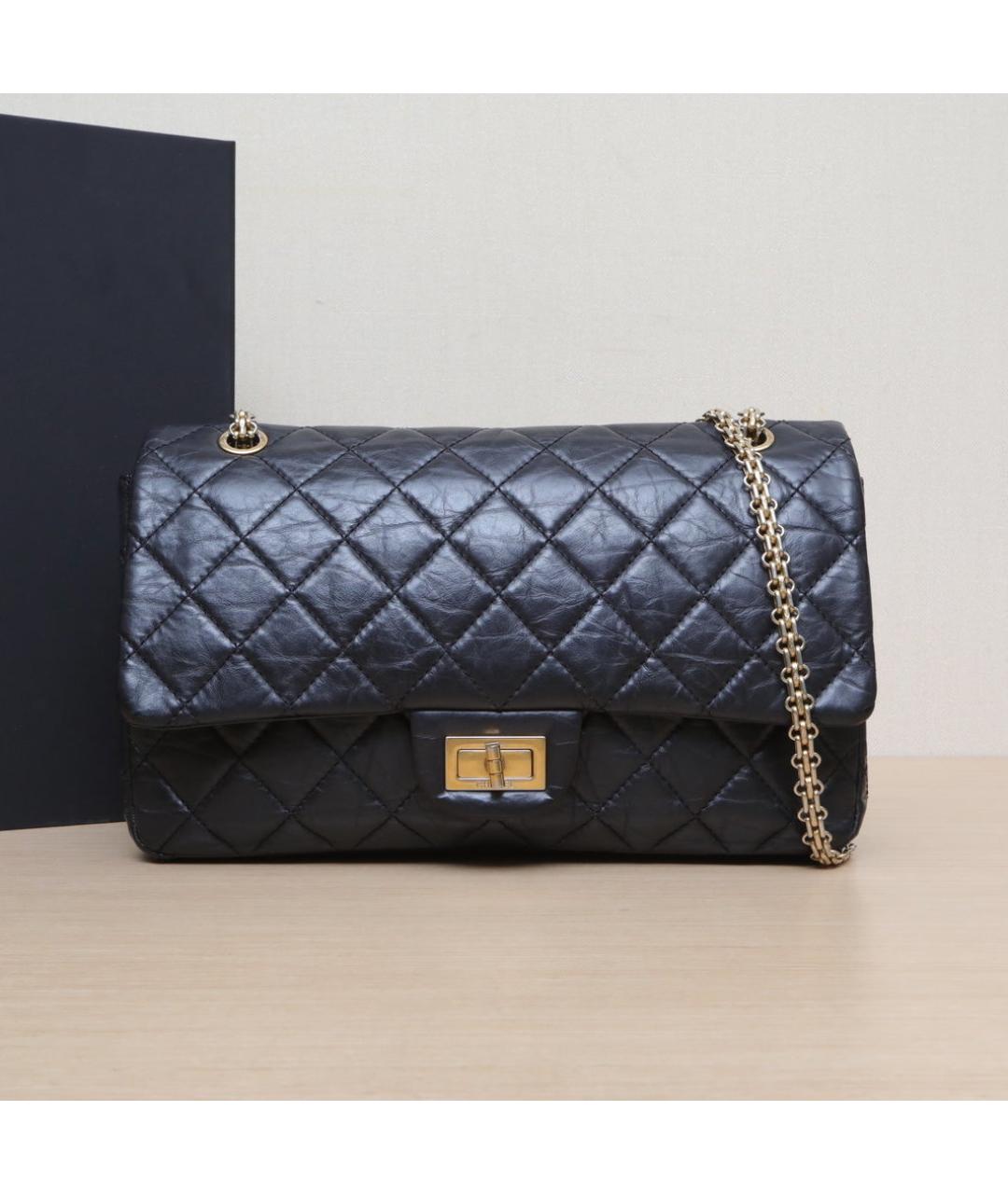 CHANEL Черная кожаная сумка через плечо, фото 2