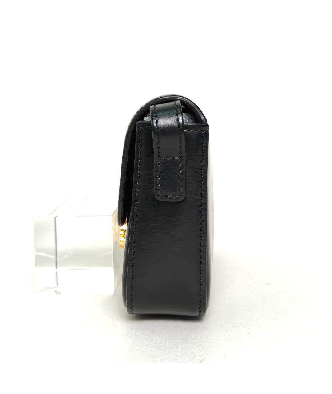 CELINE Черная кожаная сумка через плечо, фото 5