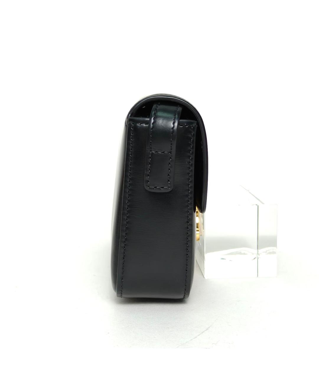 CELINE Черная кожаная сумка через плечо, фото 3