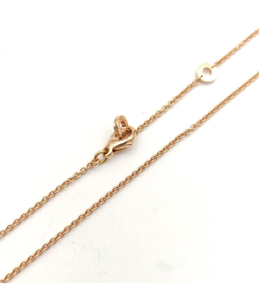 BVLGARI Черная подвеска из розового золота, фото 6