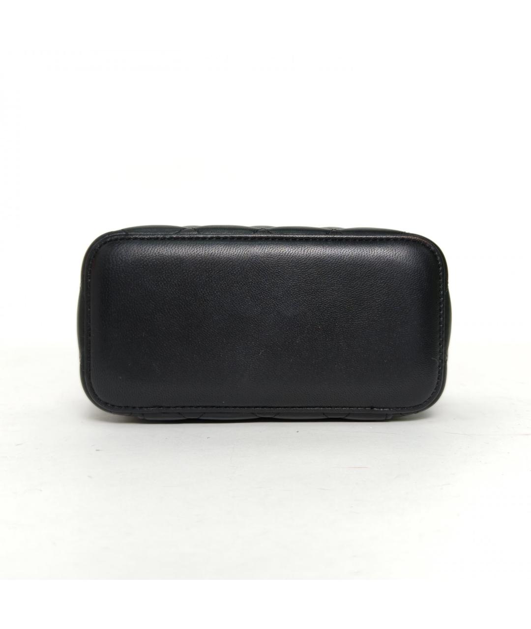 CHANEL Черная кожаная сумка через плечо, фото 6