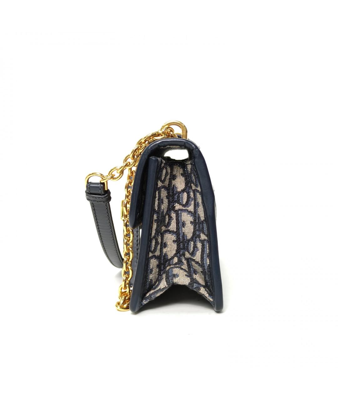 CHRISTIAN DIOR Синяя сумка через плечо, фото 3