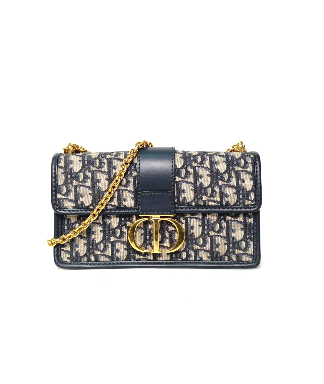 CHRISTIAN DIOR Синяя сумка через плечо, фото 2