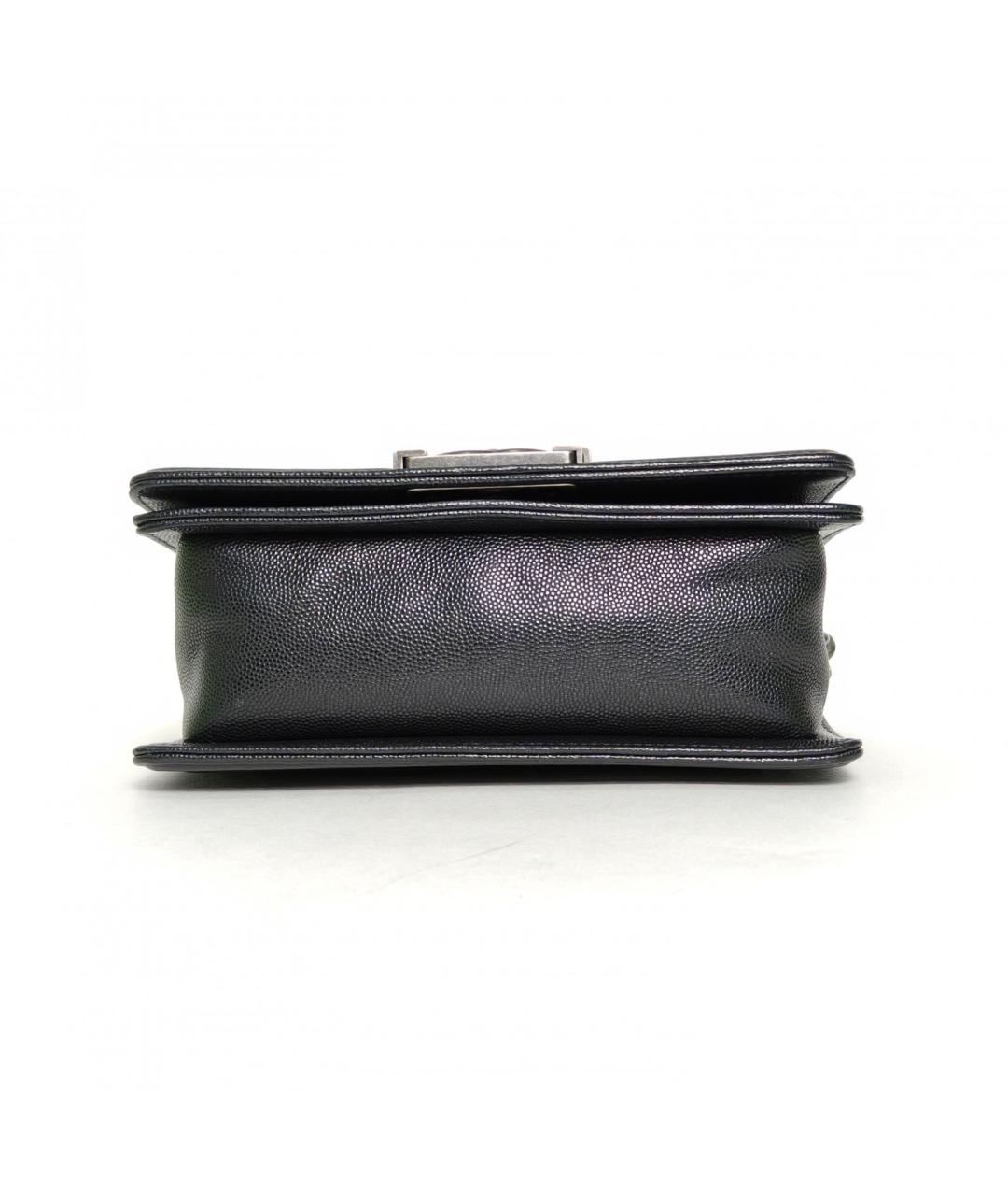 CHANEL Черная кожаная сумка через плечо, фото 6