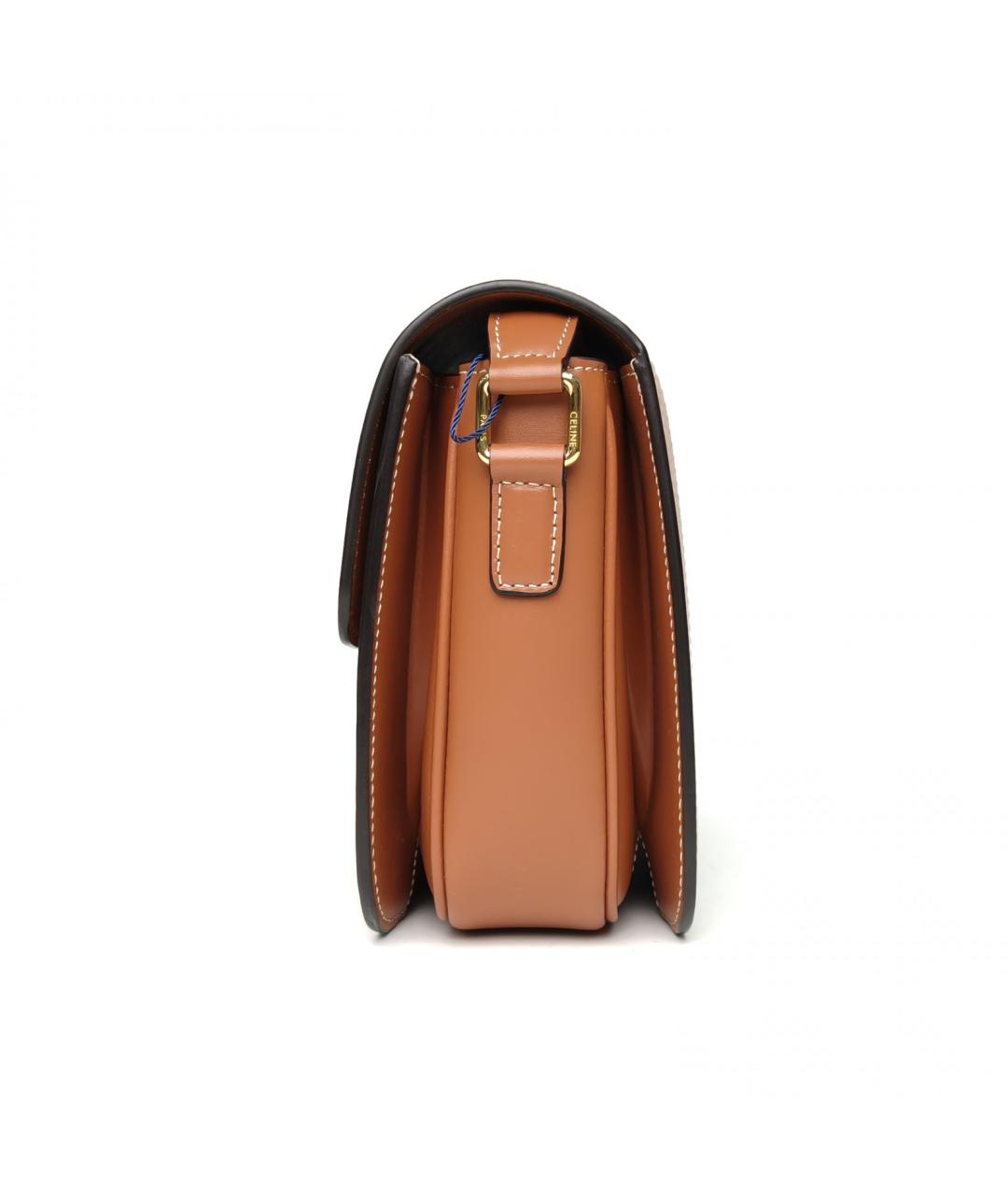 CELINE Коричневая сумка через плечо, фото 3