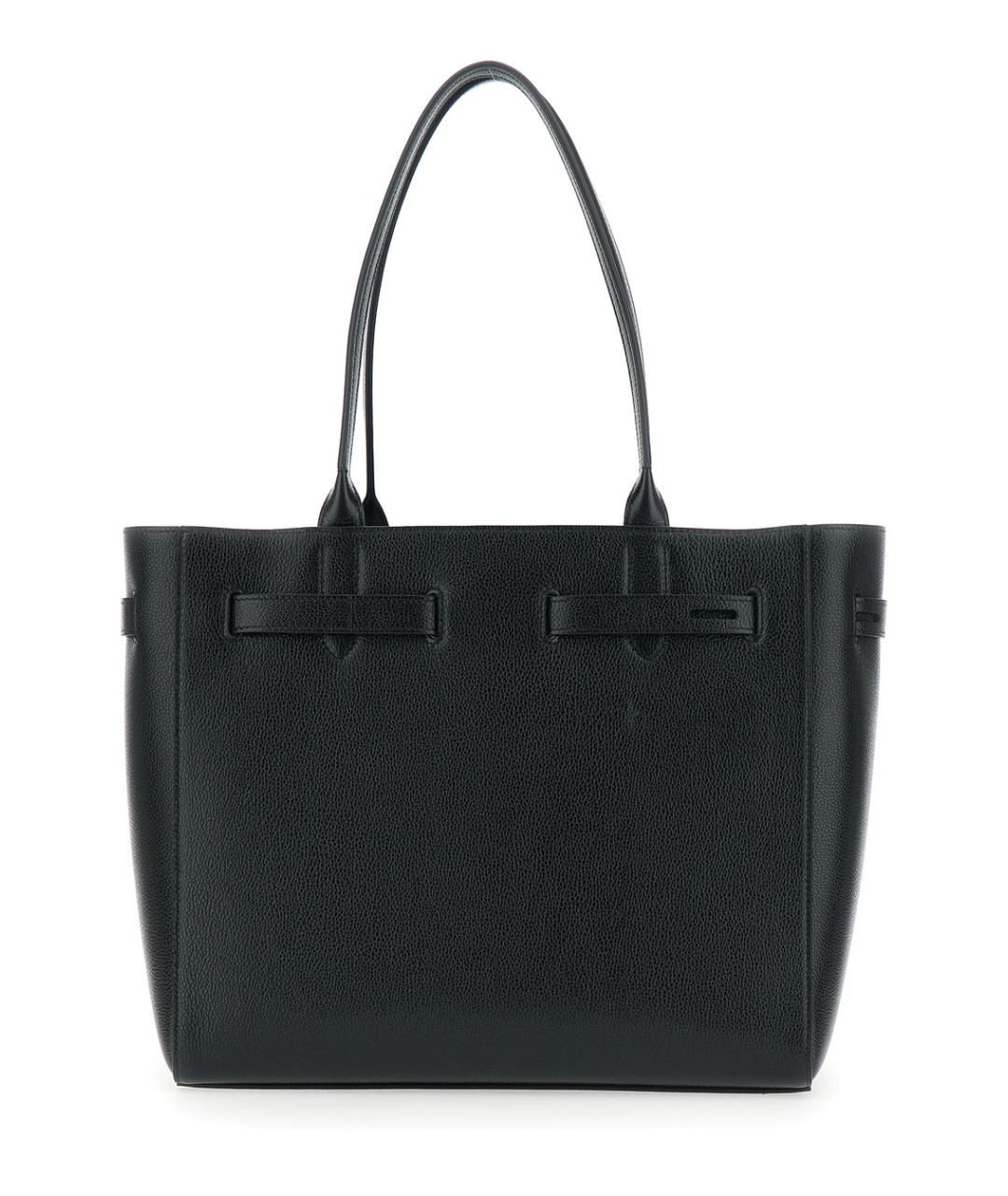 TOM FORD Черная кожаная сумка тоут, фото 2