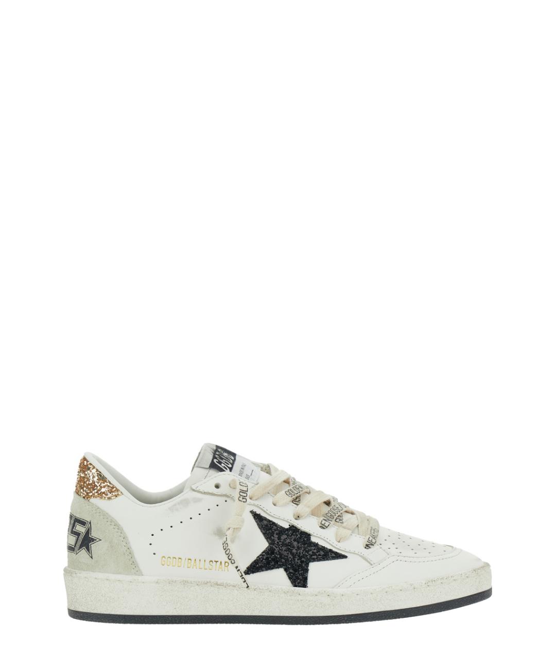 GOLDEN GOOSE DELUXE BRAND Белые кожаные кеды, фото 1