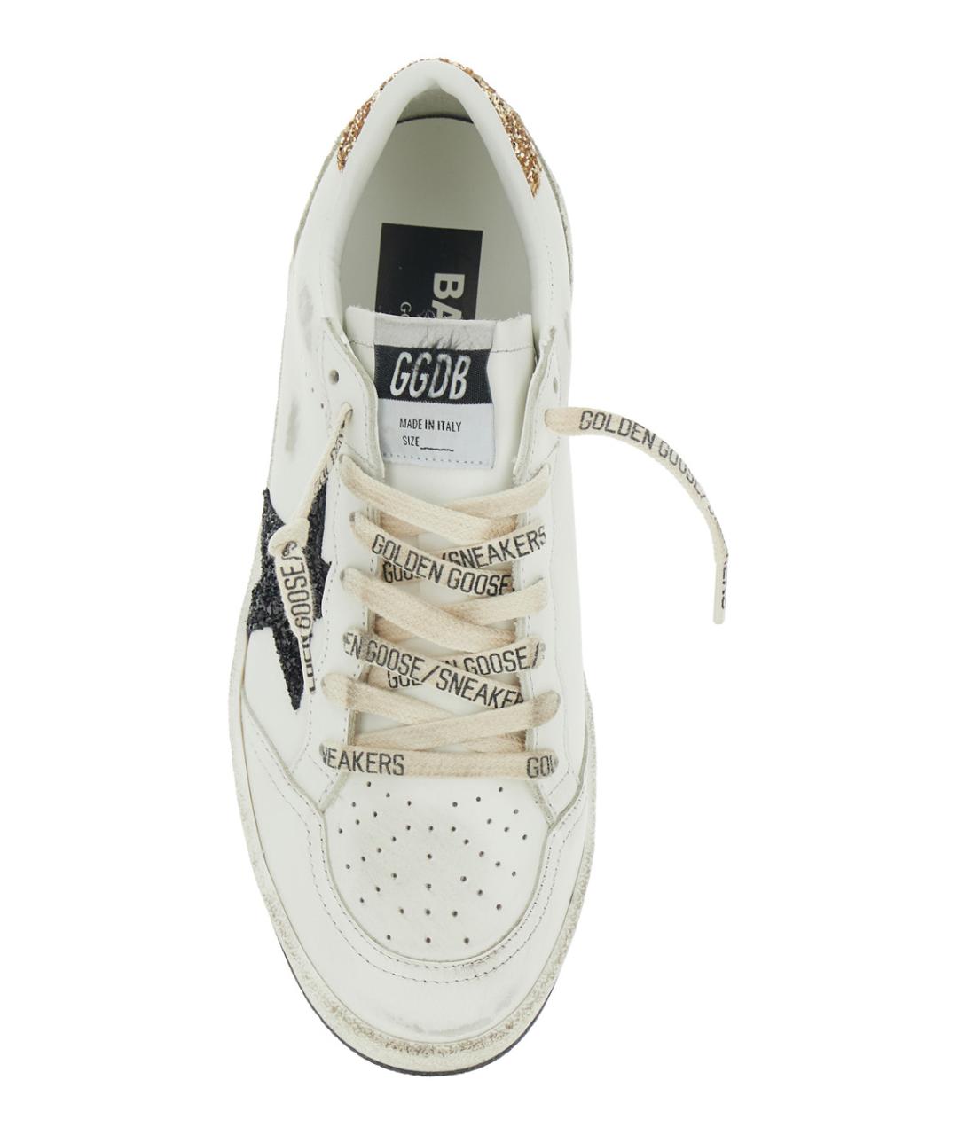 GOLDEN GOOSE DELUXE BRAND Белые кожаные кеды, фото 4