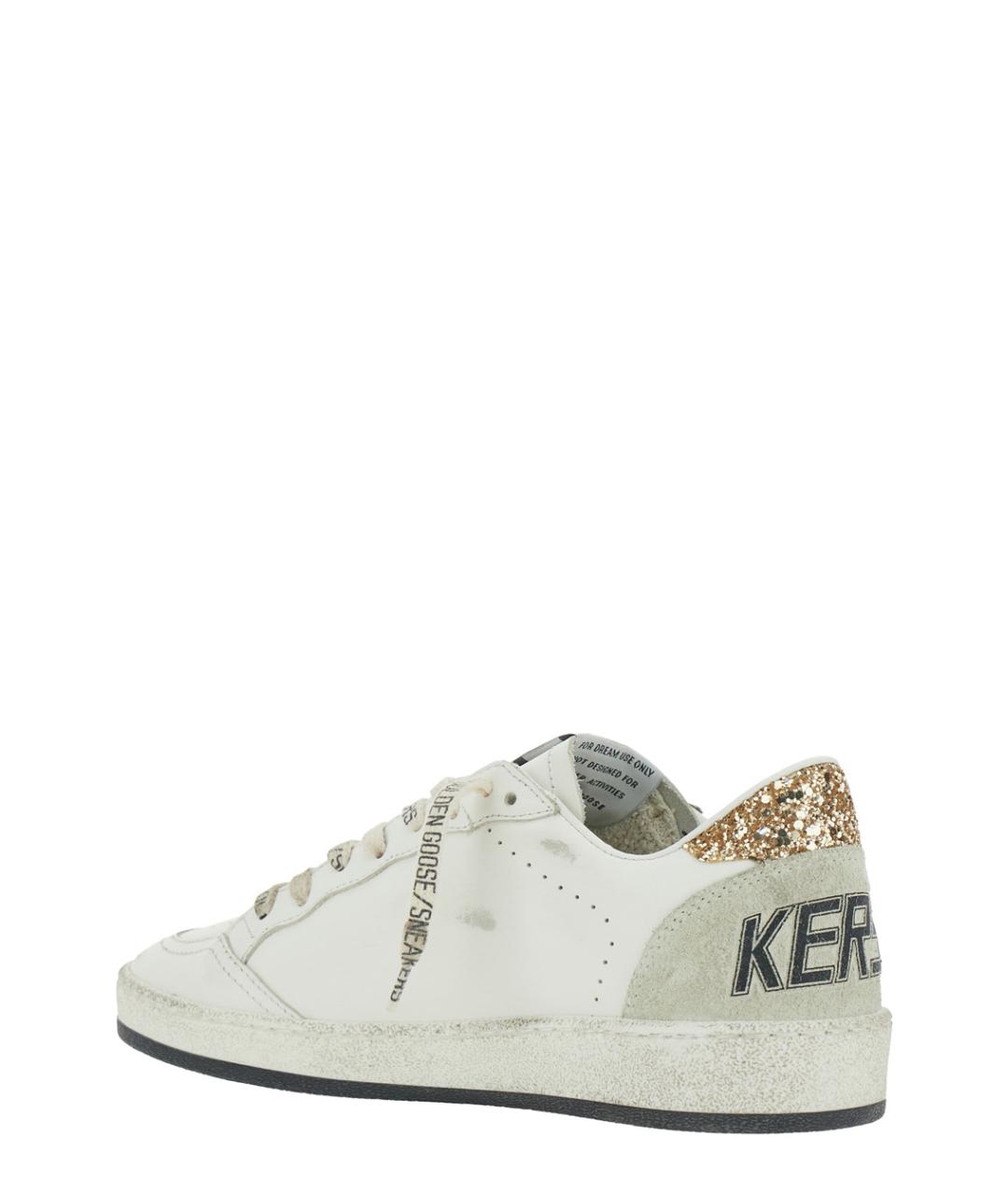 GOLDEN GOOSE DELUXE BRAND Белые кожаные кеды, фото 3