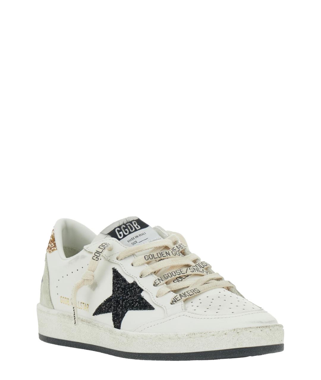 GOLDEN GOOSE DELUXE BRAND Белые кожаные кеды, фото 2