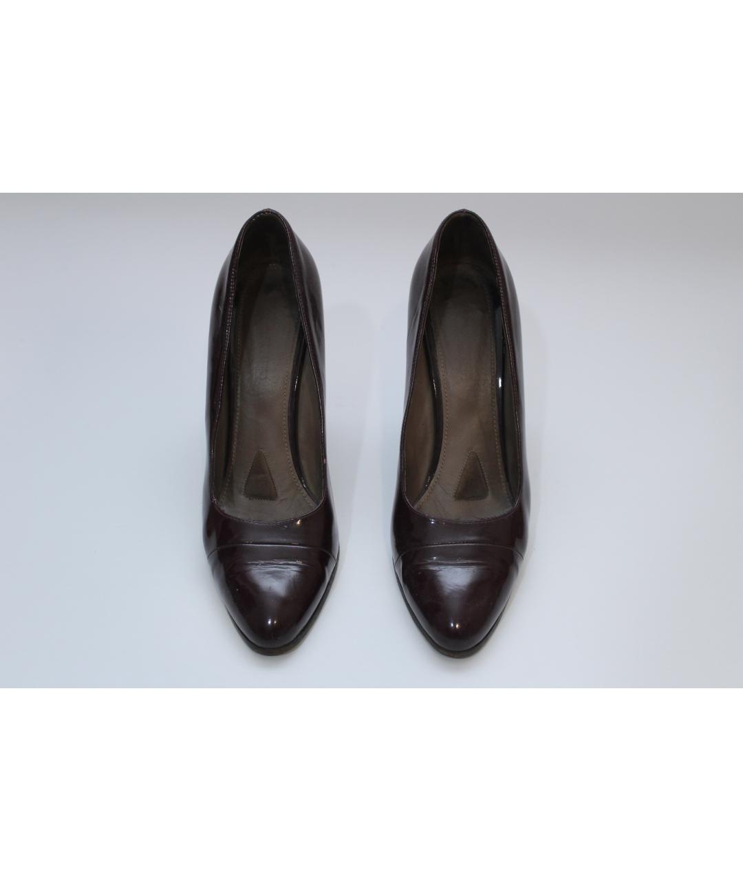 JIL SANDER Коричневые кожаные туфли, фото 3