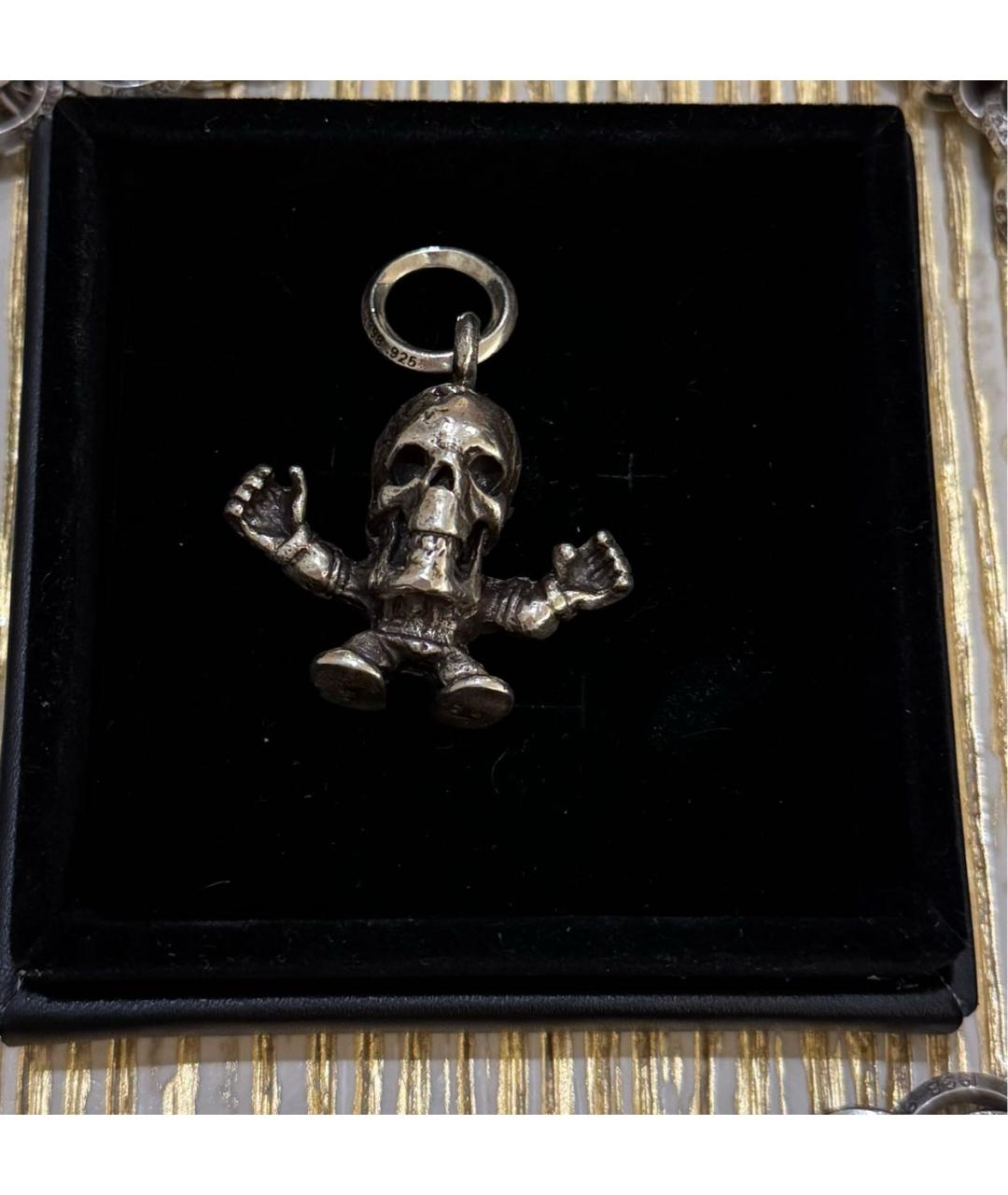 CHROME HEARTS Серая серебряная цепочка/подвеска, фото 4