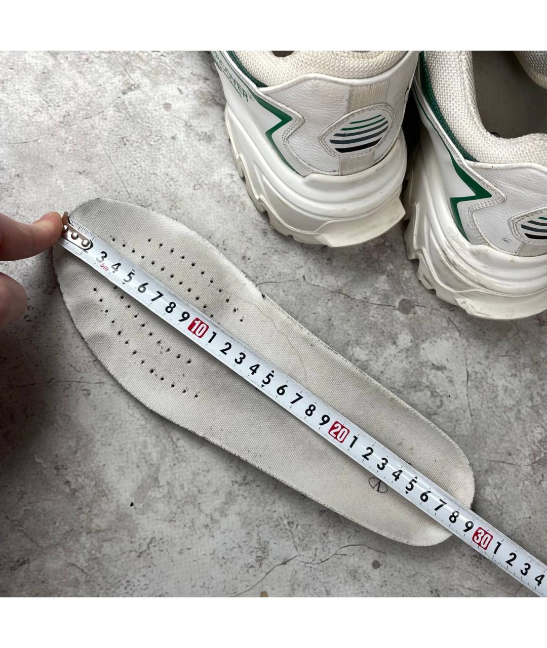 VALENTINO Белые текстильные высокие кроссовки / кеды, фото 7