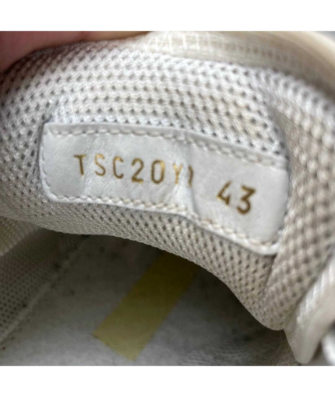 VALENTINO Белые текстильные высокие кроссовки / кеды, фото 8