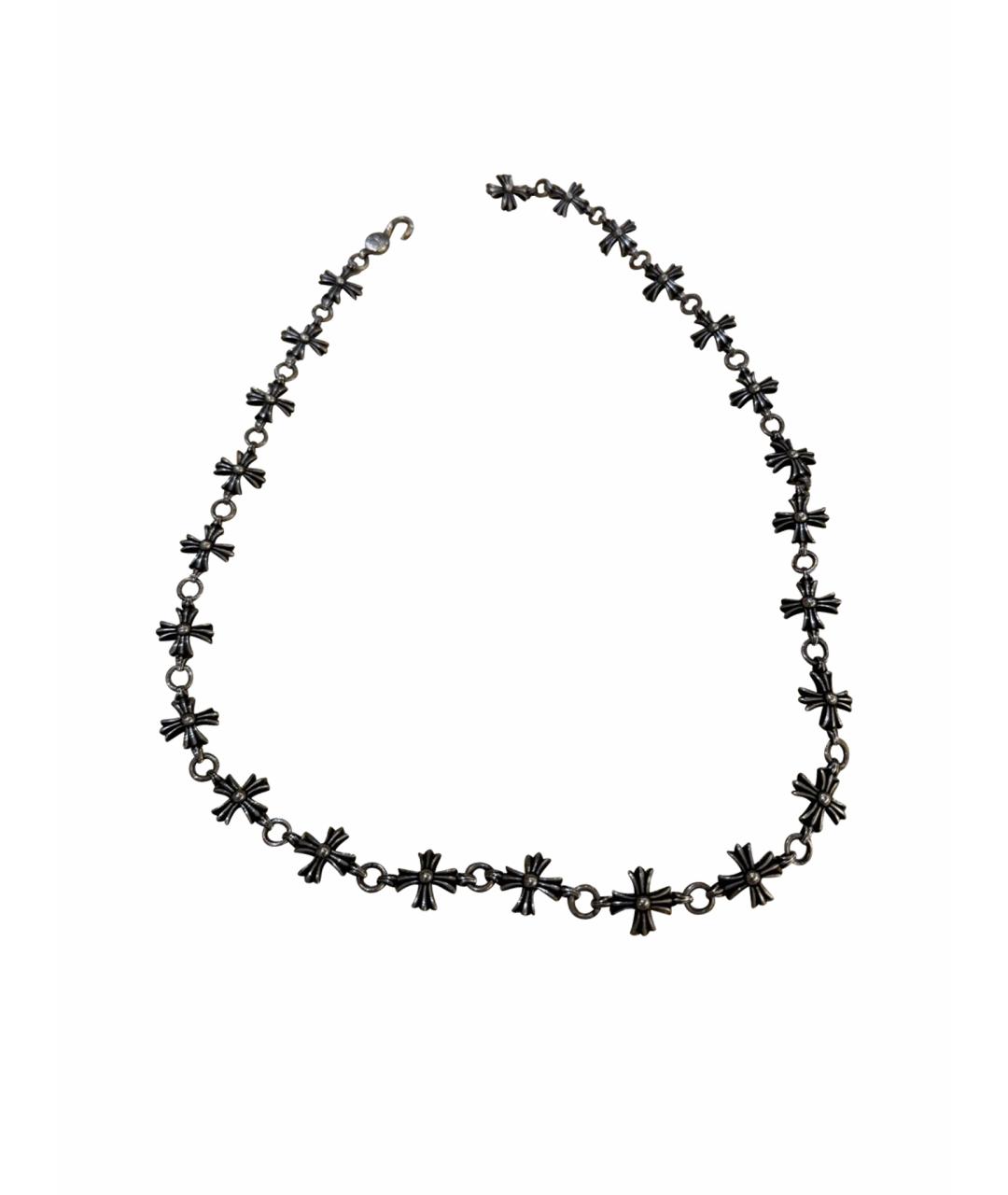 CHROME HEARTS Серая серебряная цепочка/подвеска, фото 1