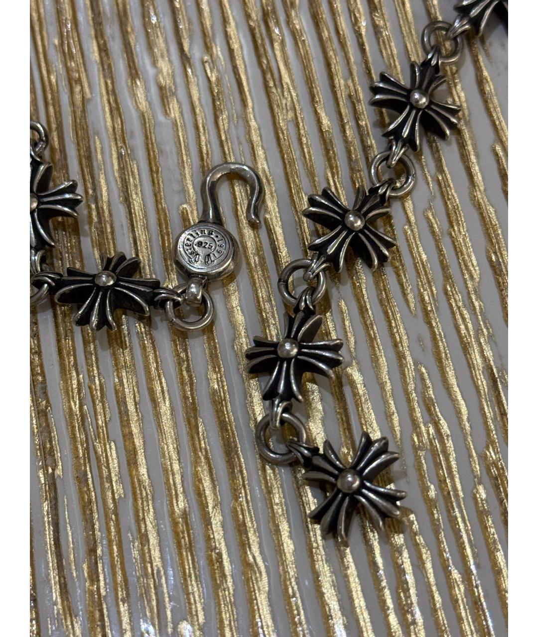 CHROME HEARTS Серая серебряная цепочка/подвеска, фото 2