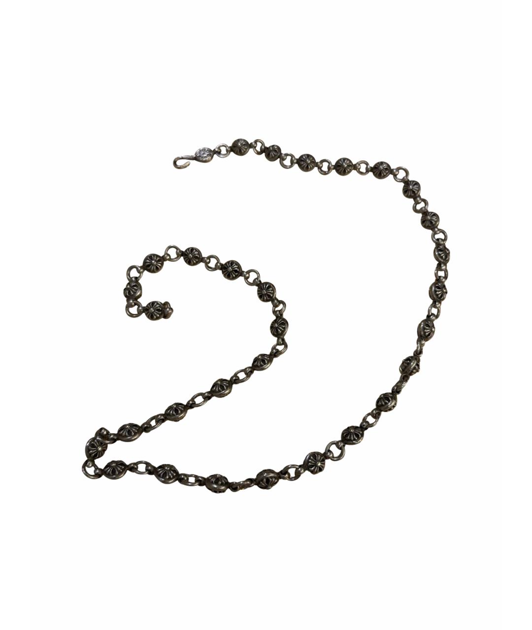 CHROME HEARTS Серая серебряная цепочка/подвеска, фото 1