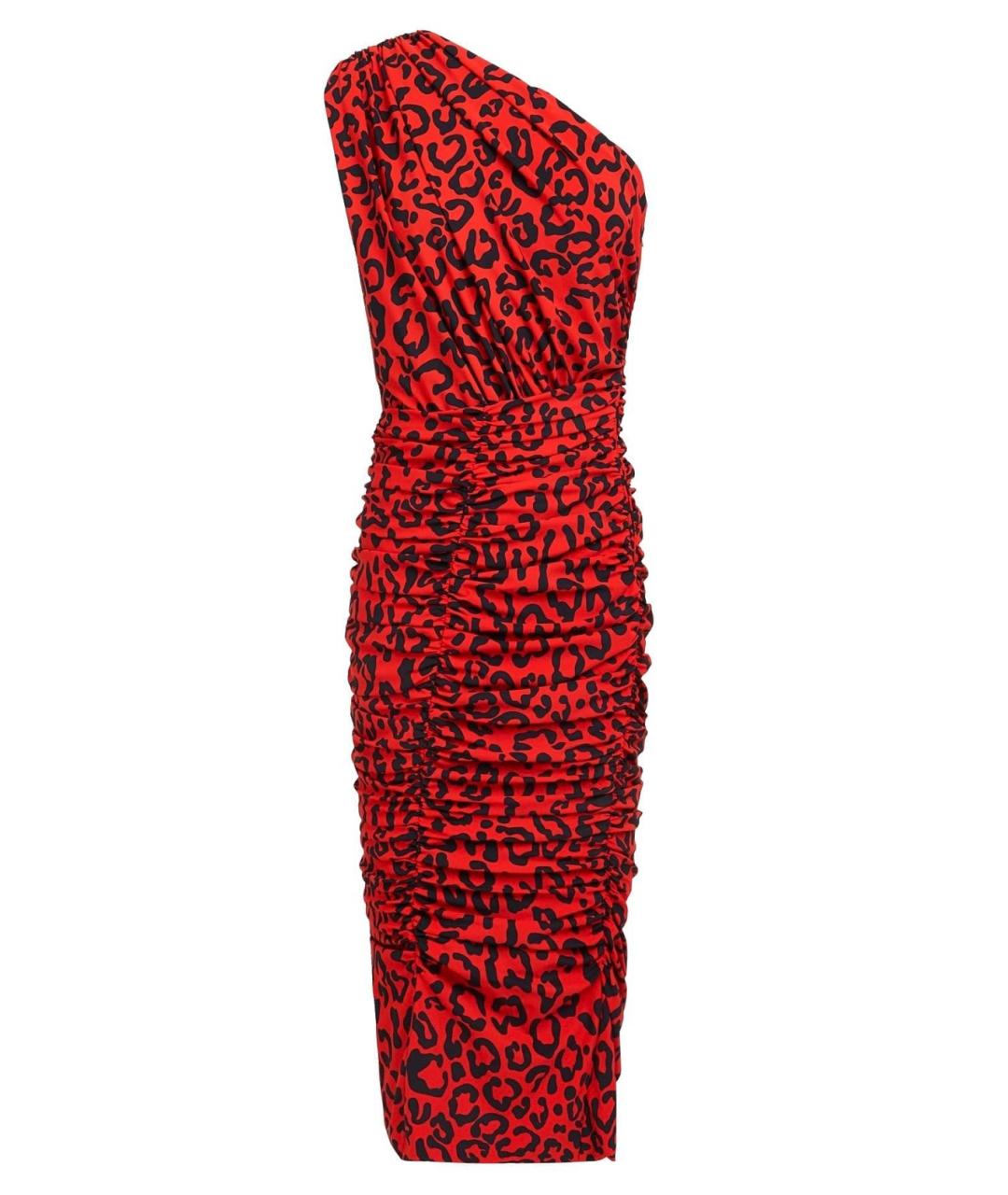 DOLCE&GABBANA Красное полиамидовое коктейльное платье, фото 4