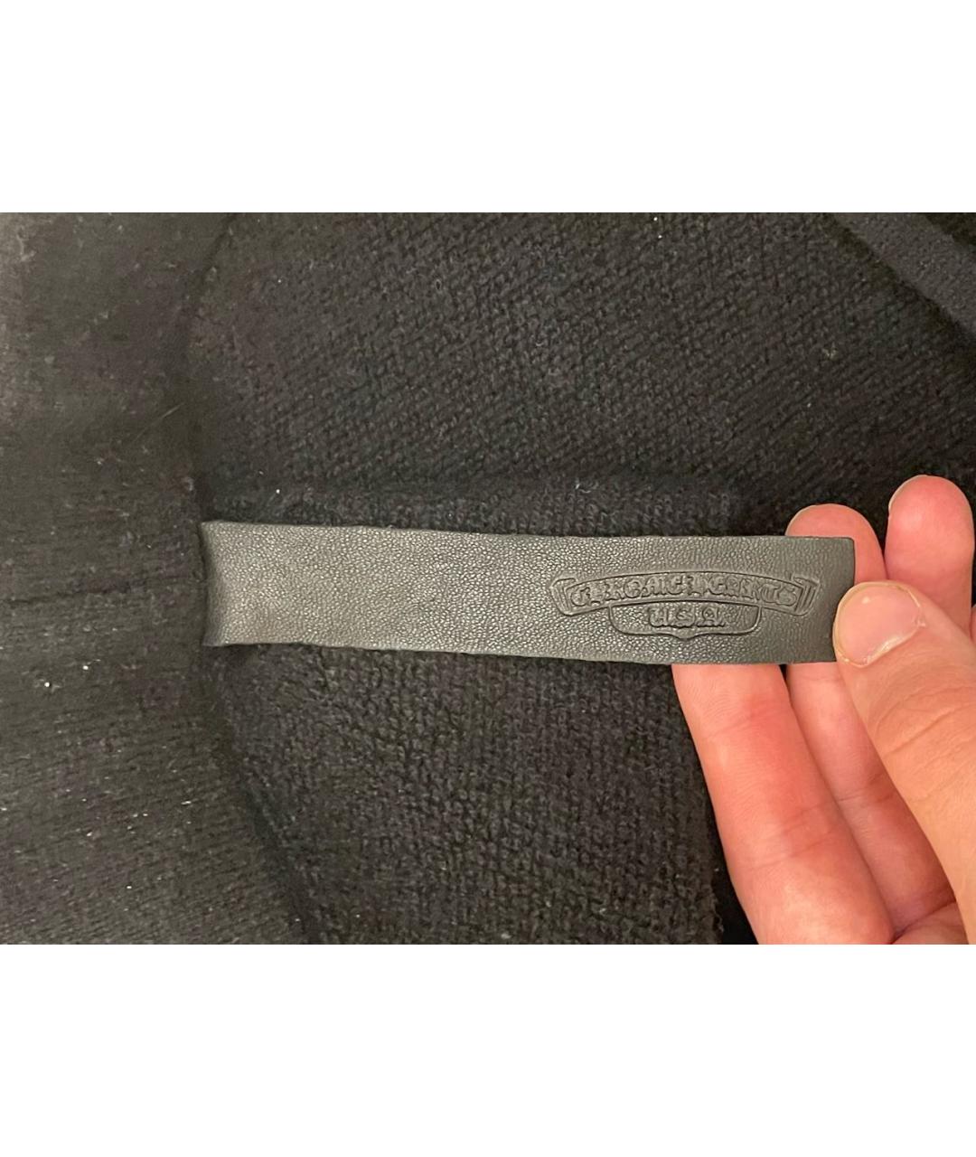 CHROME HEARTS Черные классические брюки, фото 4