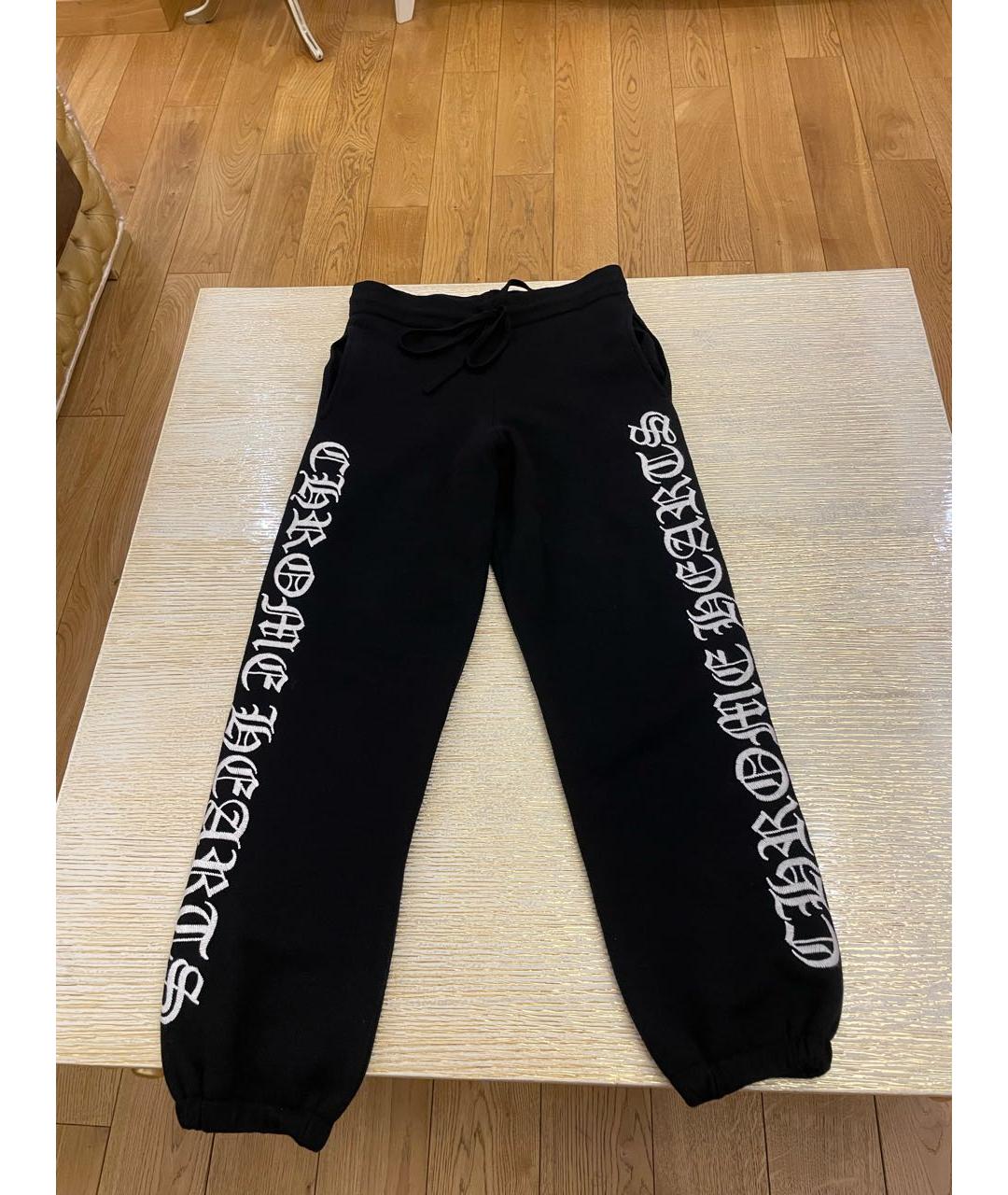 CHROME HEARTS Черные классические брюки, фото 5