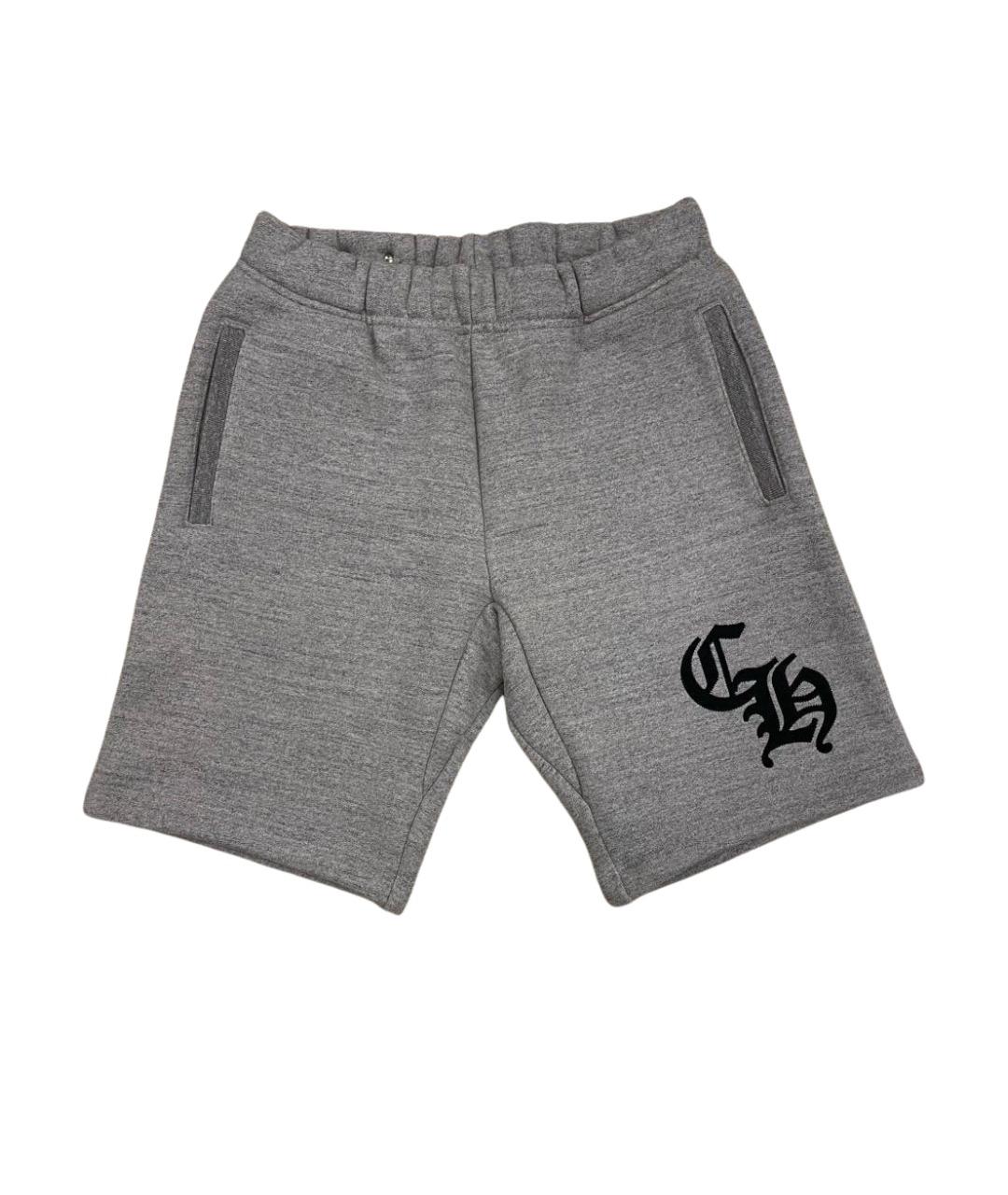 CHROME HEARTS Серые хлопковые шорты, фото 1