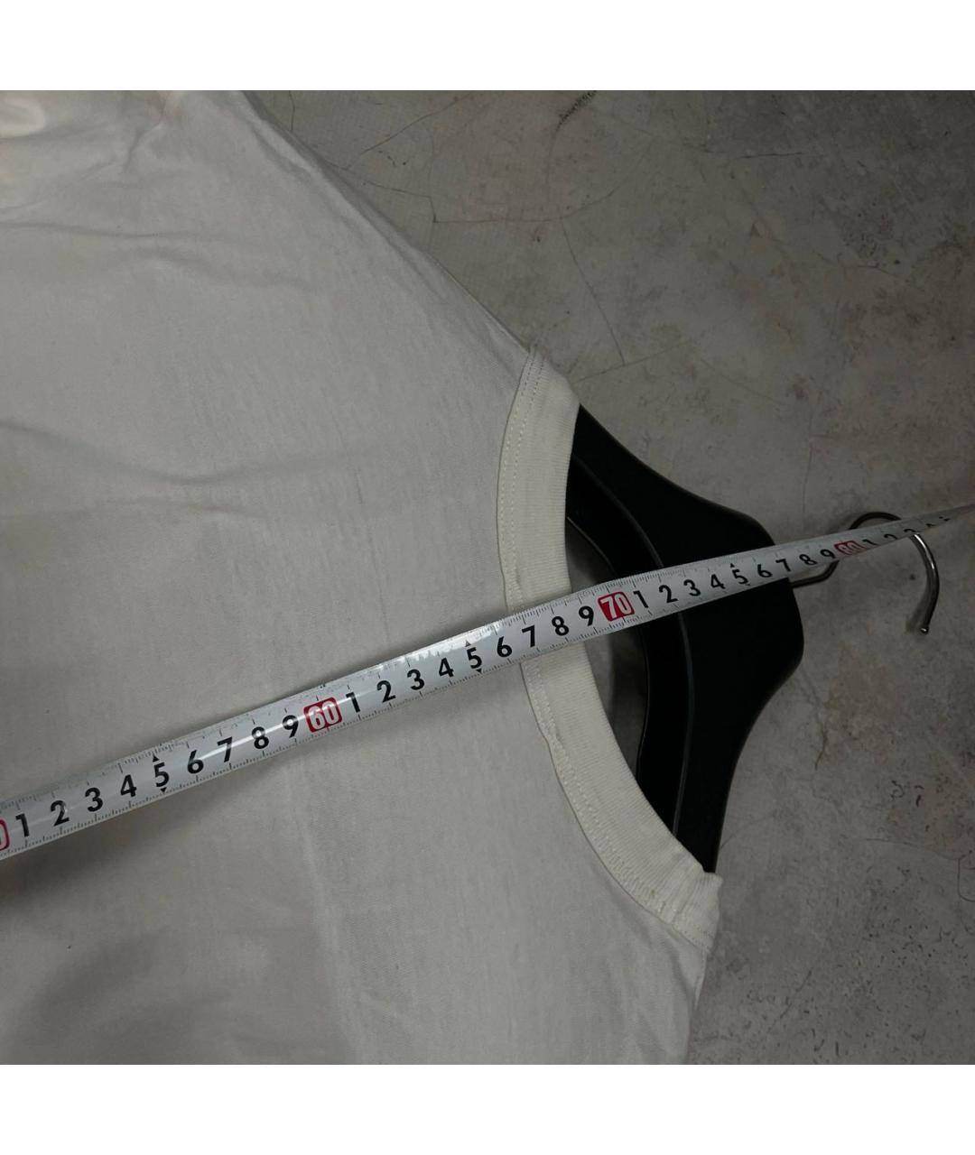 DOLCE&GABBANA Белая хлопковая футболка, фото 6