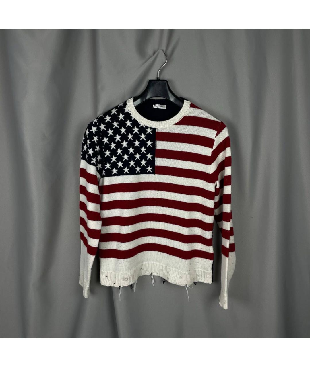 VALENTINO Мульти хлопковый джемпер / свитер, фото 9