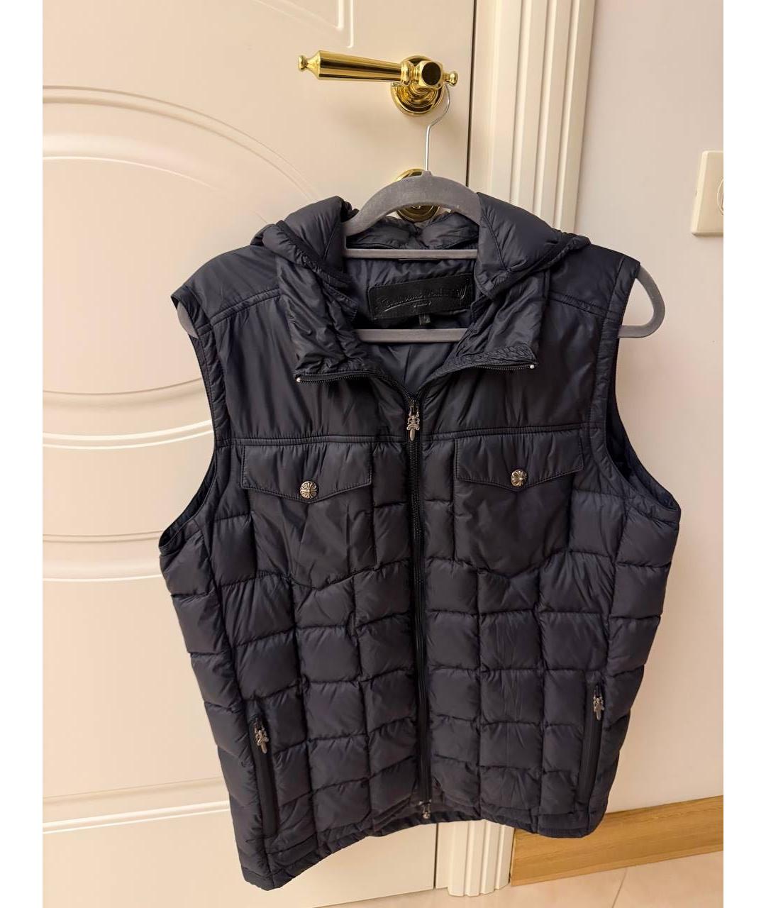 CHROME HEARTS Темно-синий жилет, фото 5