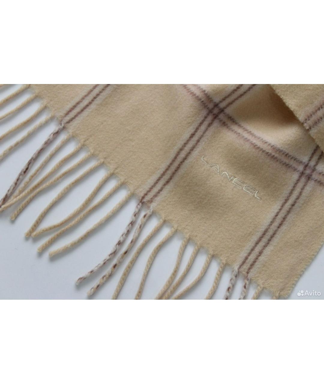 LANCEL Мульти шерстяной шарф, фото 7