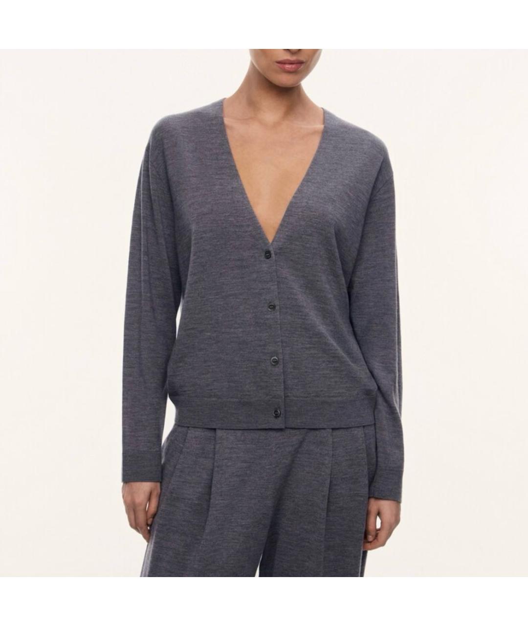 12 STOREEZ Серый кашемировый костюм с брюками, фото 4