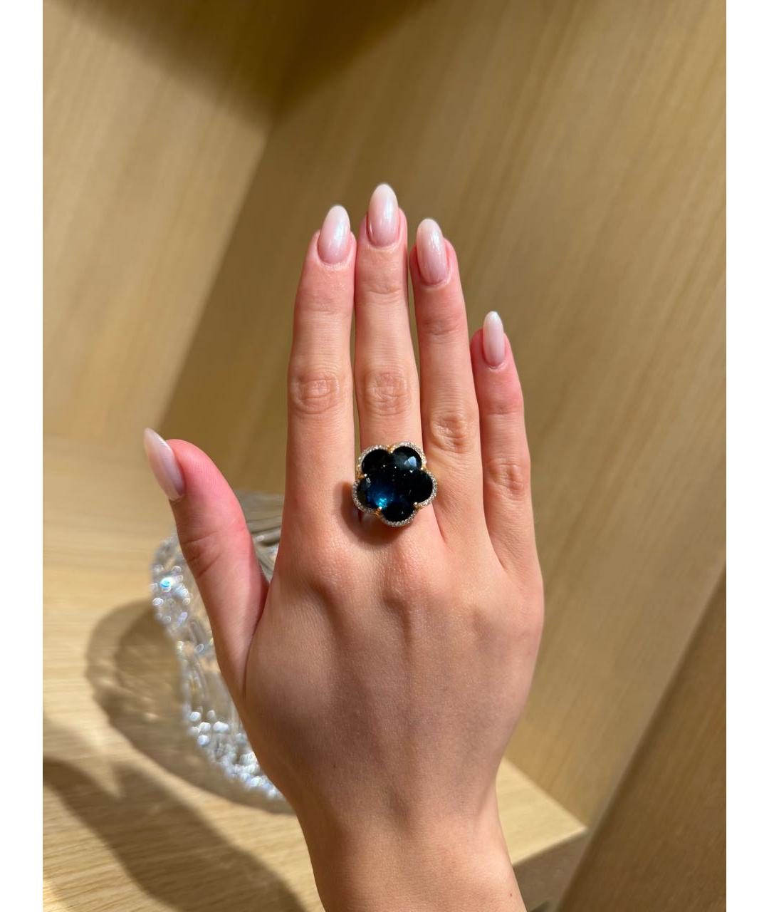 PASQUALE BRUNI Темно-синее кольцо из желтого золота, фото 2