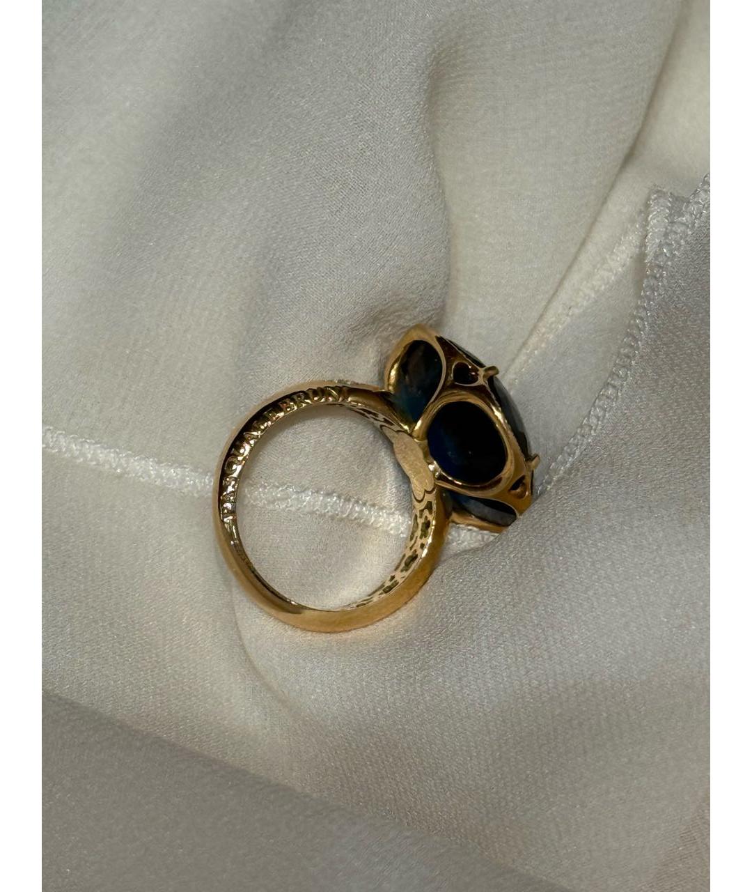 PASQUALE BRUNI Темно-синее кольцо из желтого золота, фото 4