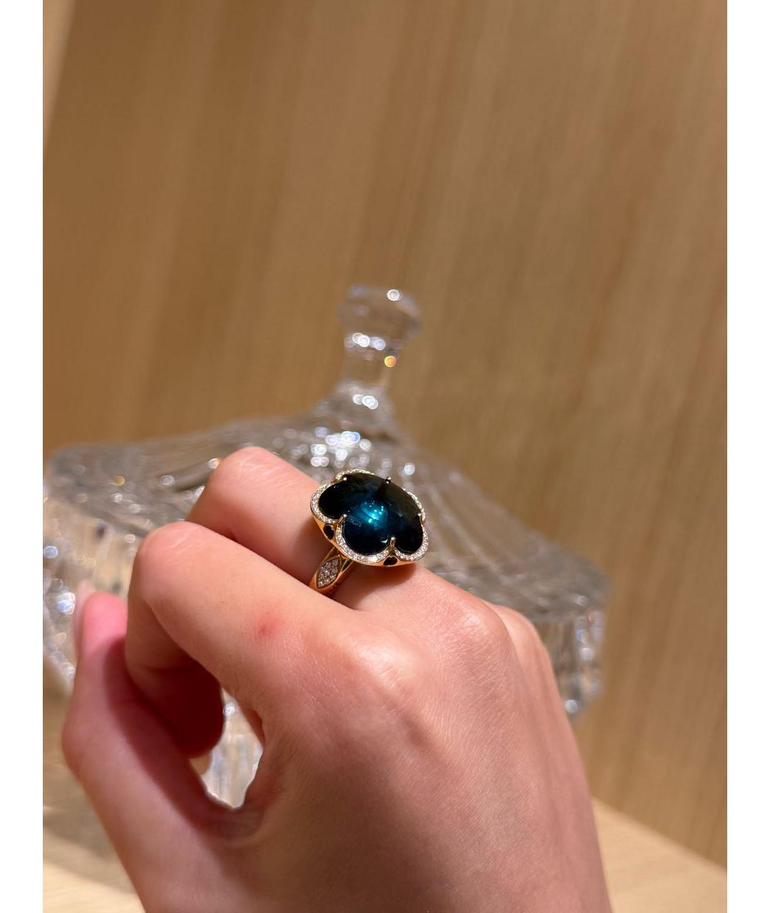 PASQUALE BRUNI Темно-синее кольцо из желтого золота, фото 3